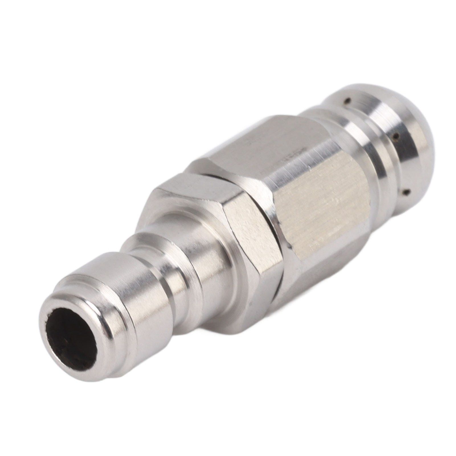56MM Sewer Jet Nozzle 5000PSI 1 Front 6 Rear Stainless Steel Sewer Jet Nozzle for Pipe Unclogging Toilet Clog Remover - Image 4