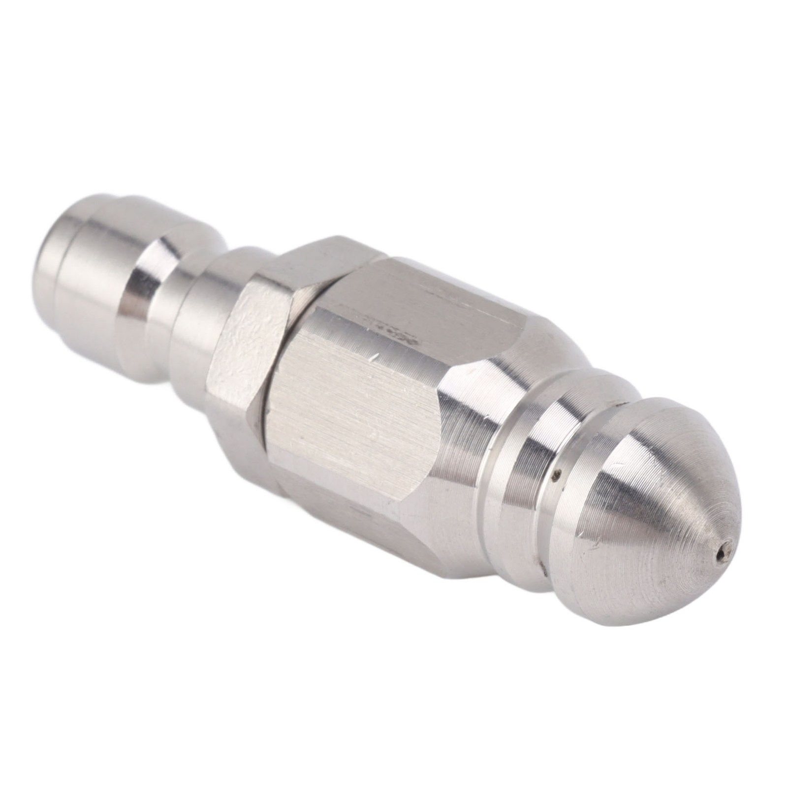 56MM Sewer Jet Nozzle 5000PSI 1 Front 6 Rear Stainless Steel Sewer Jet Nozzle for Pipe Unclogging Toilet Clog Remover - Image 5
