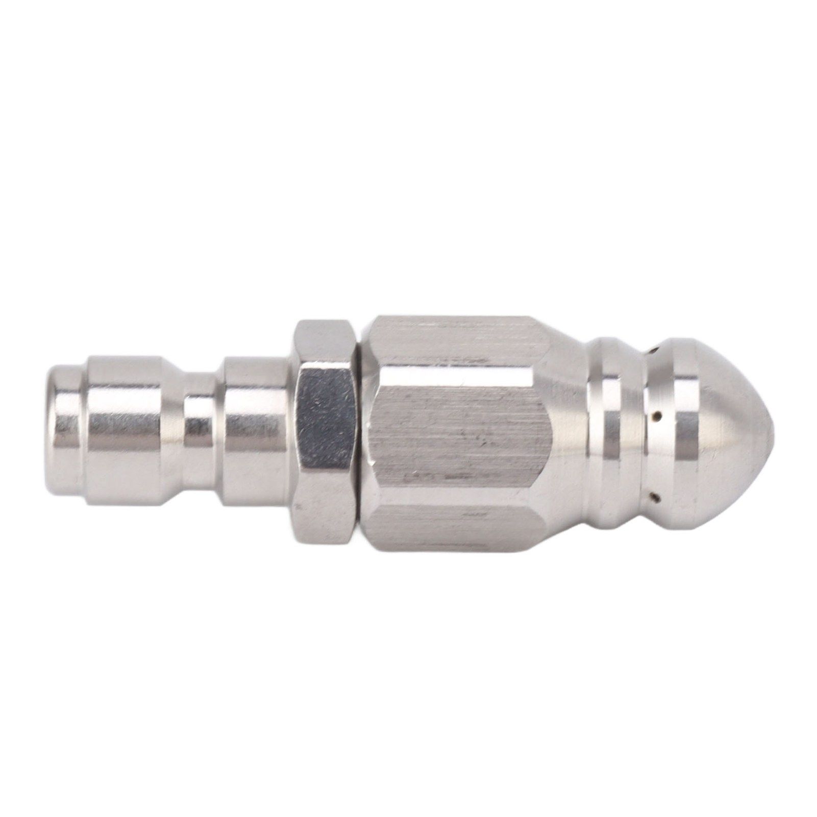 56MM Sewer Jet Nozzle 5000PSI 1 Front 6 Rear Stainless Steel Sewer Jet Nozzle for Pipe Unclogging Toilet Clog Remover - Image 6