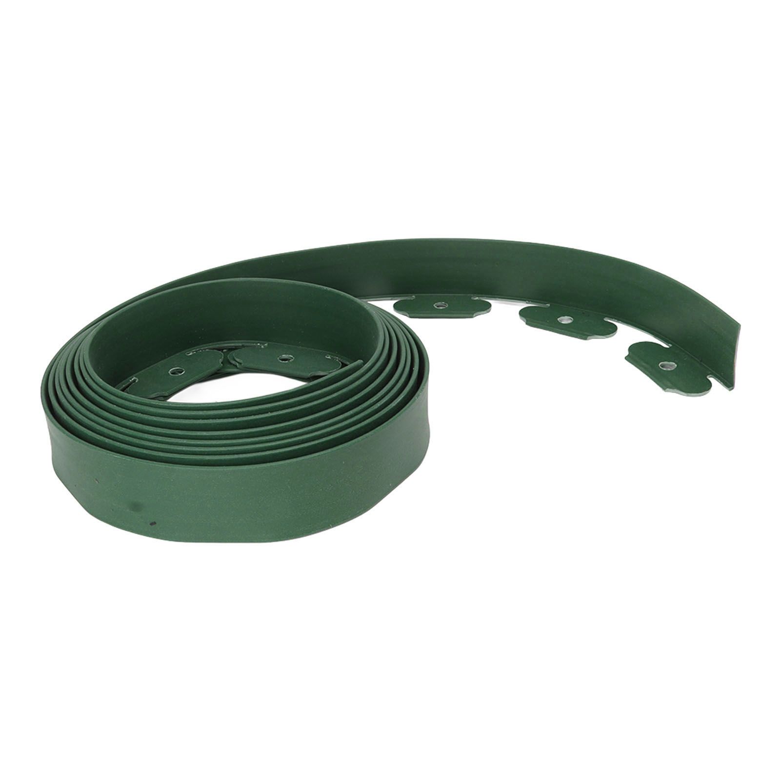 Landscape Edging Kit Lawn Edging Include 15 Spikes PE Garden Edging Border for Landscaping Flower Gardens Lawn - Image 2