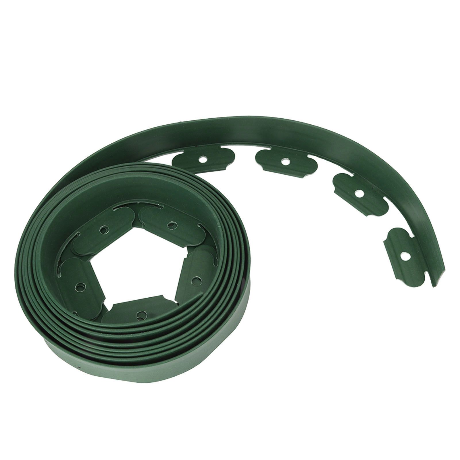 Landscape Edging Kit Lawn Edging Include 15 Spikes PE Garden Edging Border for Landscaping Flower Gardens Lawn - Image 6