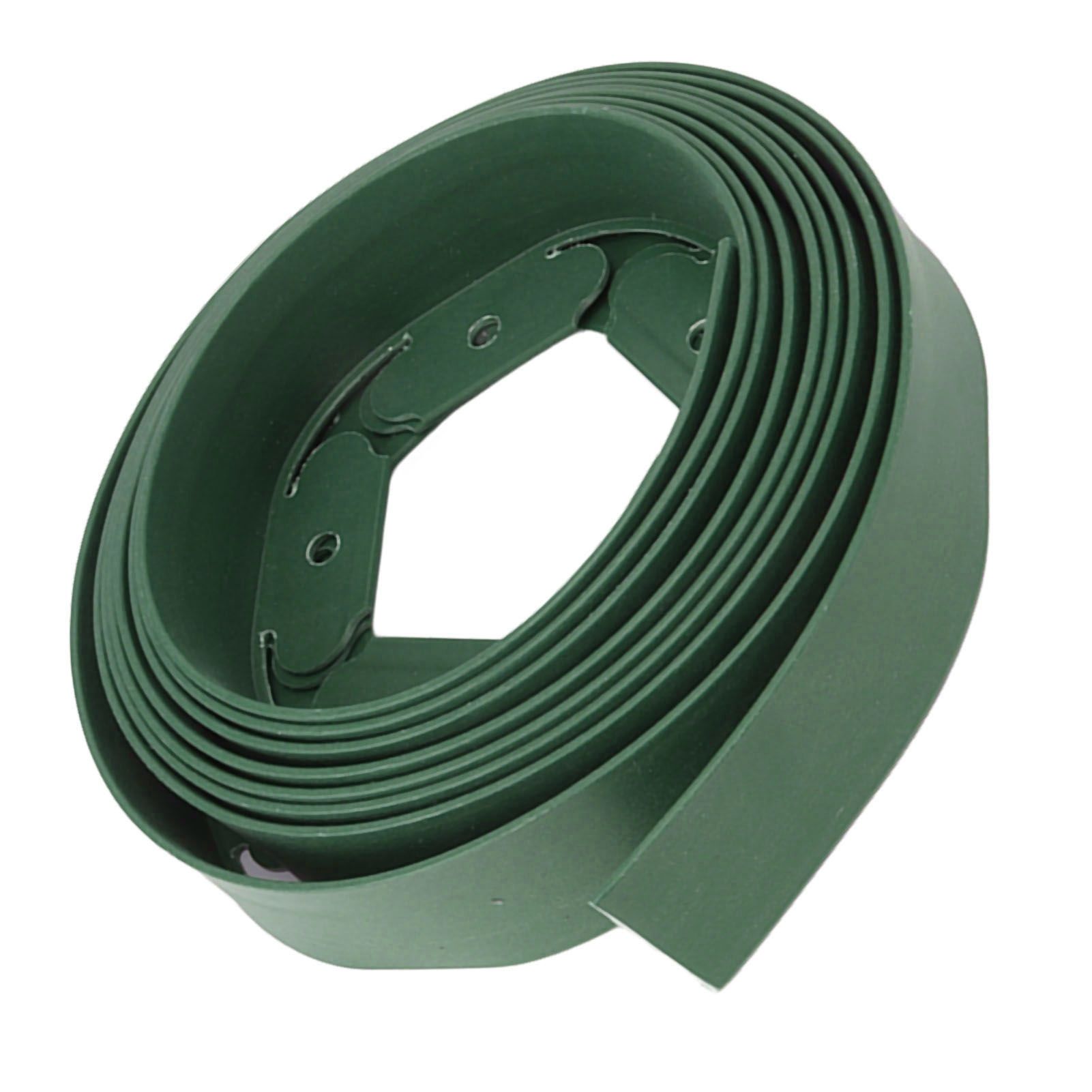 Landscape Edging Kit Lawn Edging Include 15 Spikes PE Garden Edging Border for Landscaping Flower Gardens Lawn - Image 8
