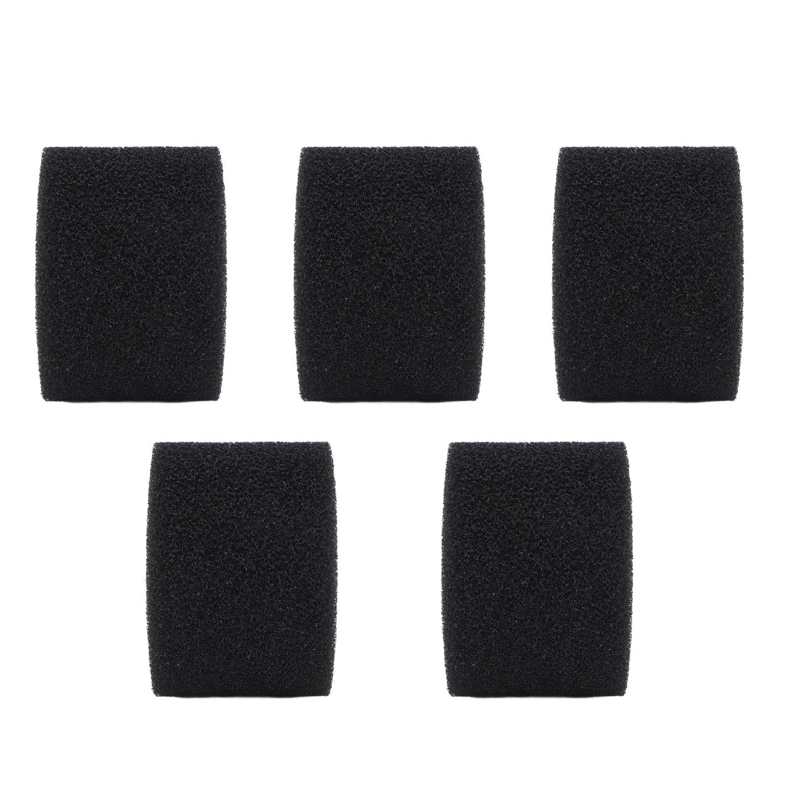 5PCS Pool Filter Sponge PU Sponge Black Reusable Washable Cylindrical Simming Pool Filter Foam for Pool Pump S - Image 5