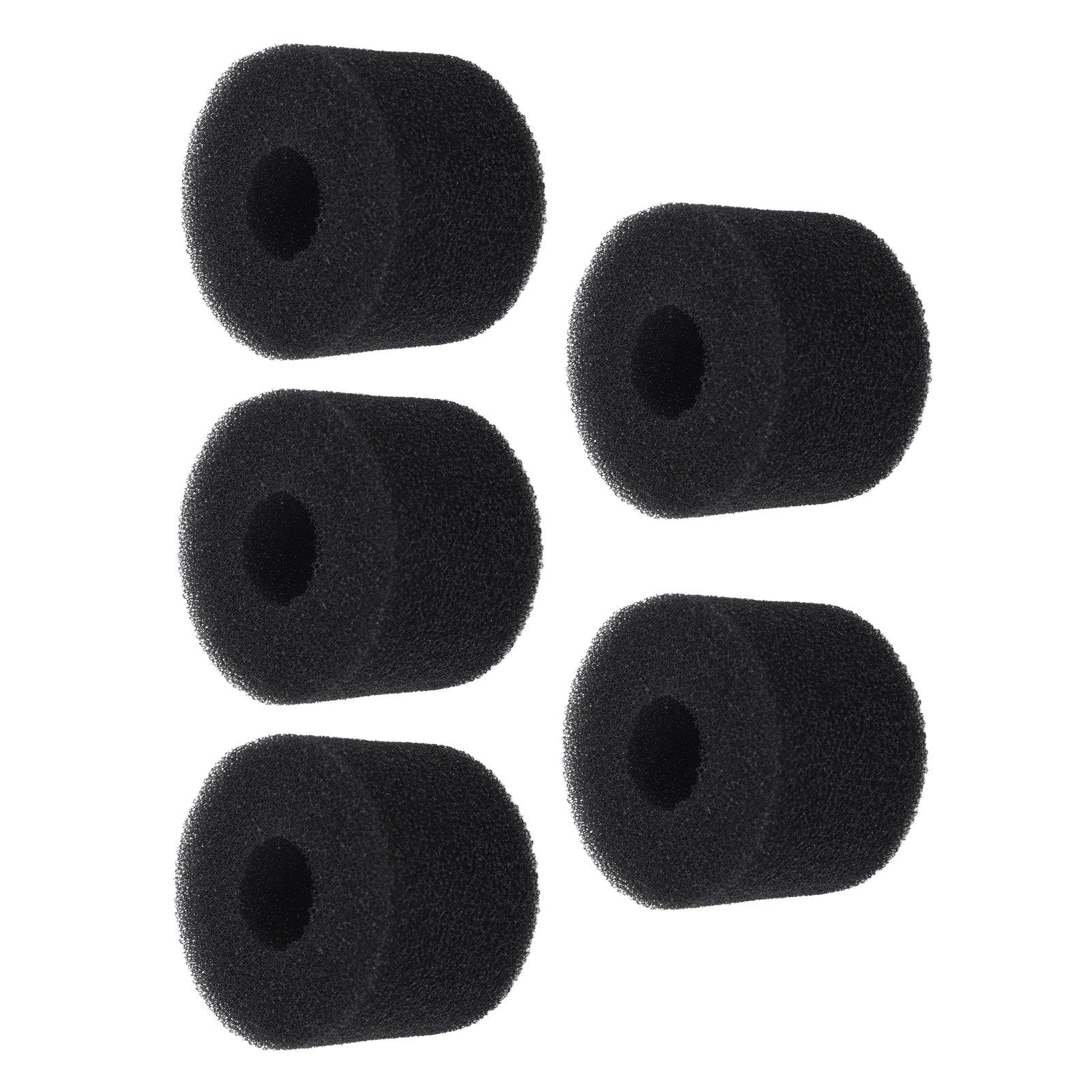 5PCS Pool Filter Sponge PU Sponge Black Reusable Washable Cylindrical Simming Pool Filter Foam for Pool Pump S - Image 6