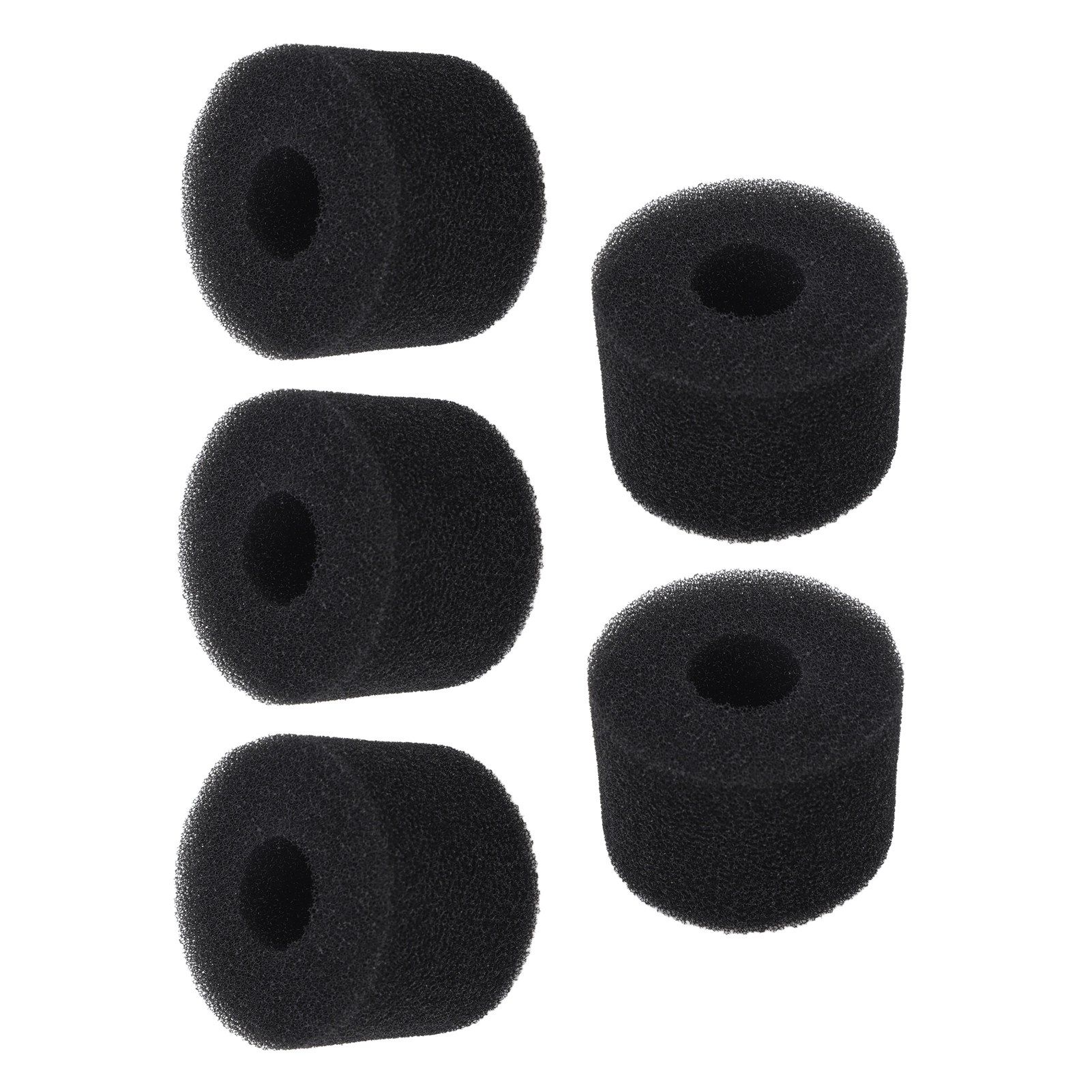 5PCS Pool Filter Sponge PU Sponge Black Reusable Washable Cylindrical Simming Pool Filter Foam for Pool Pump S - Image 8