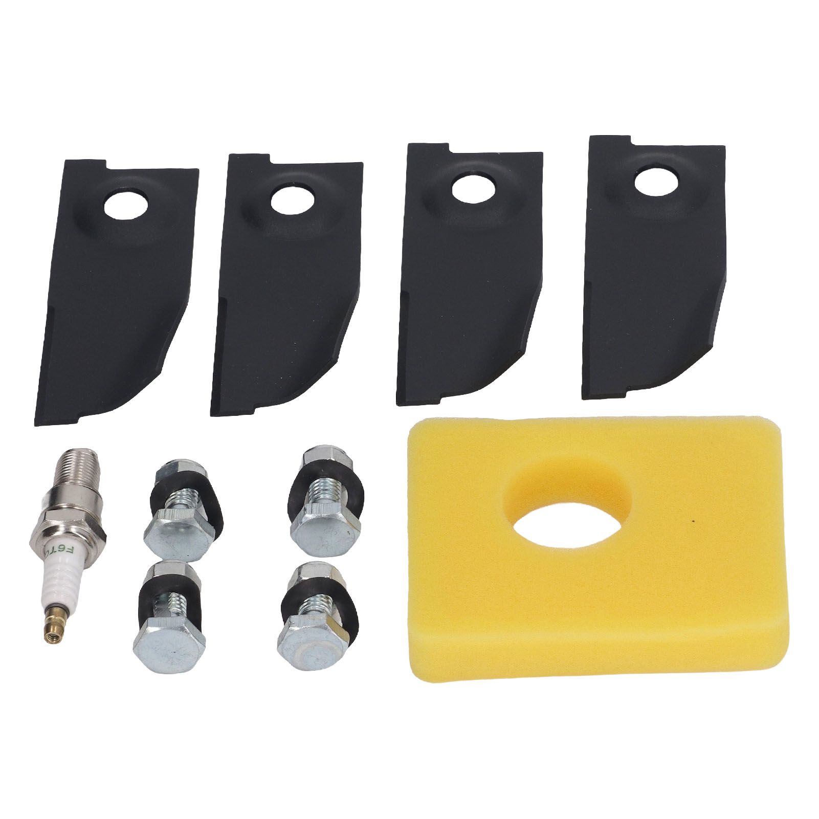 18inch Lawn Mower Blades Spark Plugs Air Filter Replacement Kit for 450E 500E 550E 550EX Motor - Image 5