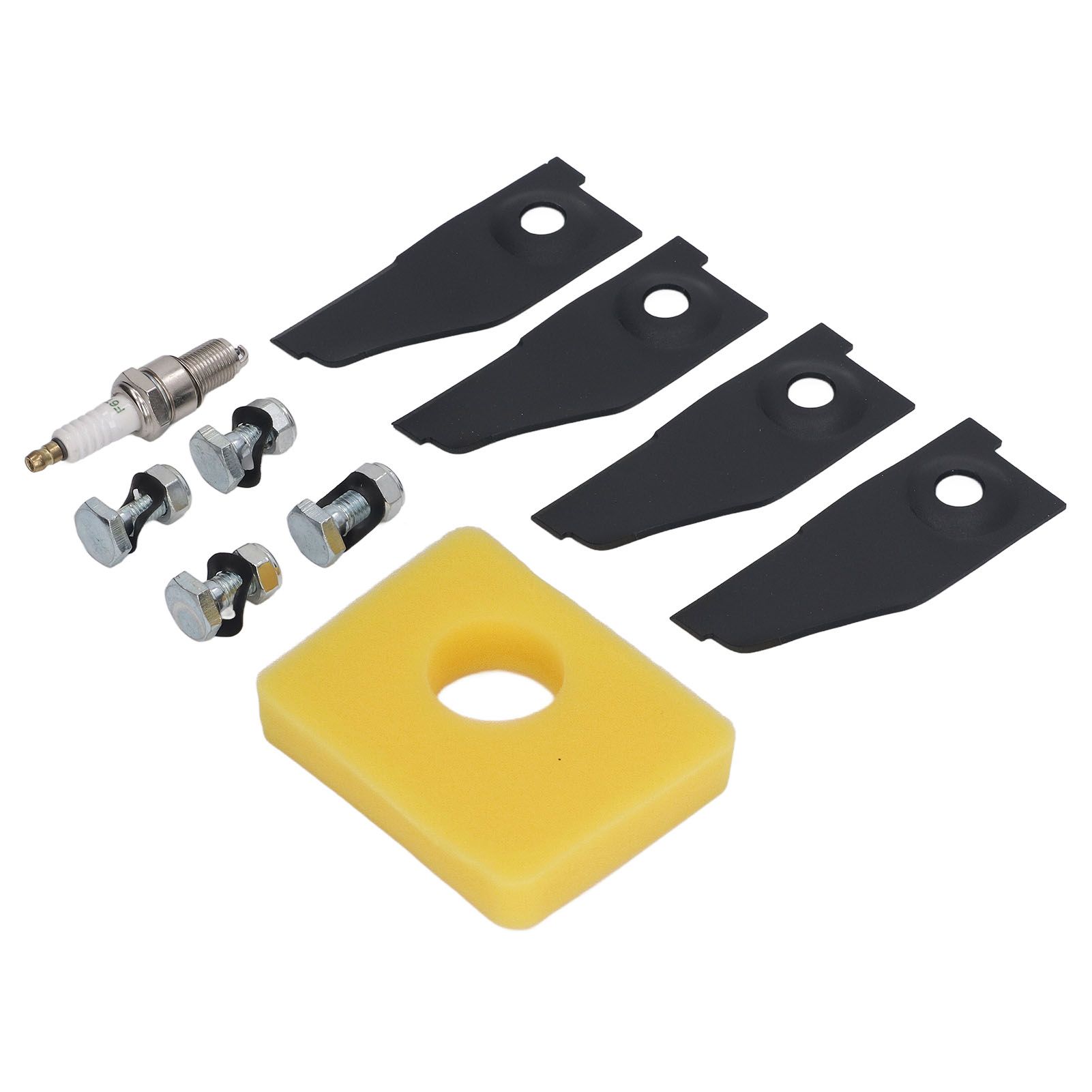 18inch Lawn Mower Blades Spark Plugs Air Filter Replacement Kit for 450E 500E 550E 550EX Motor - Image 6