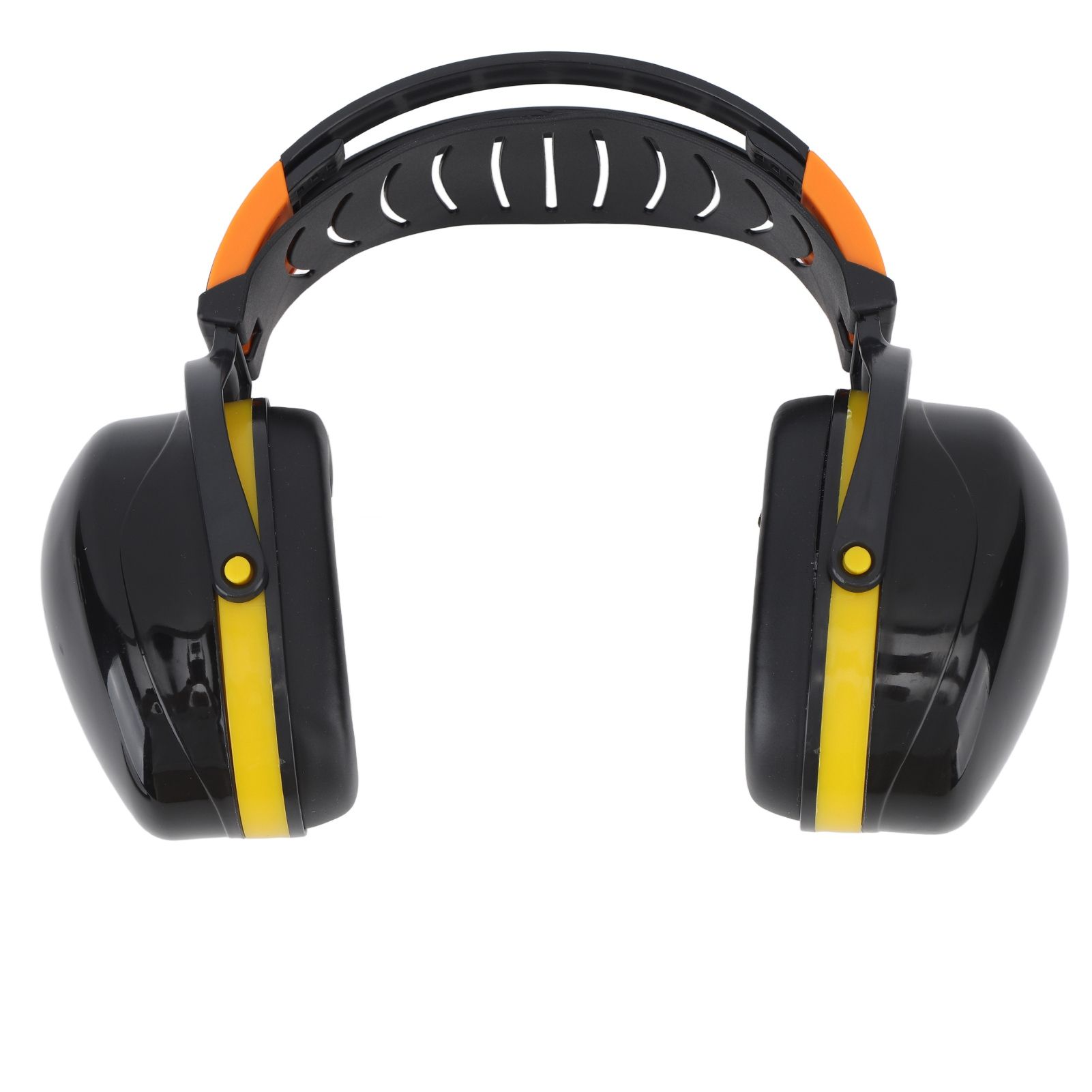 Noise Reduction Earmuffs Foldable Lightweight Hearing Protection Safety Over Head Ear Muff for Garden Shooting Mowing Black Yellow - Image 4