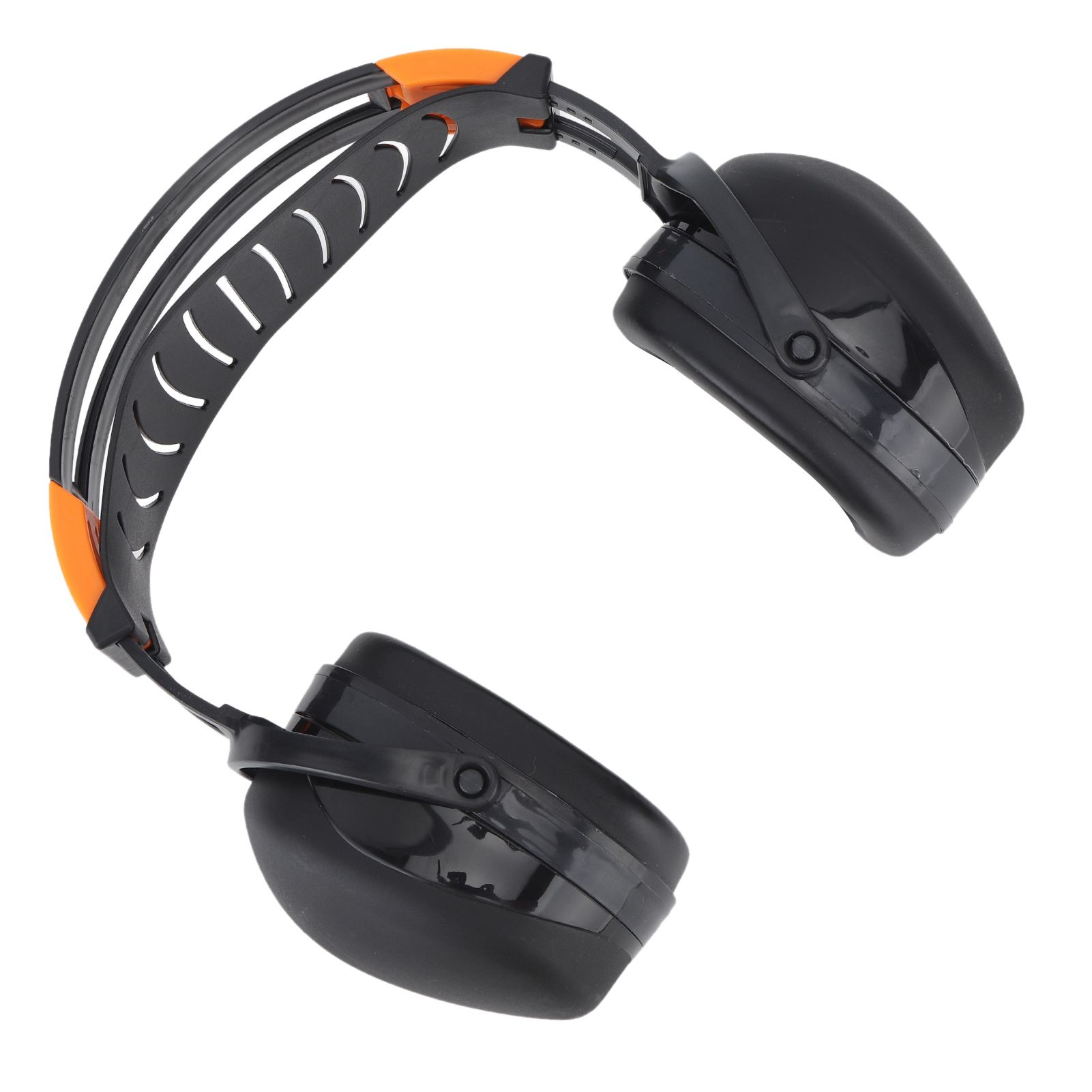 Noise Reduction Earmuffs Foldable Lightweight Hearing Protection Safety Over Head Ear Muff for Garden Shooting Mowing Black - Image 6