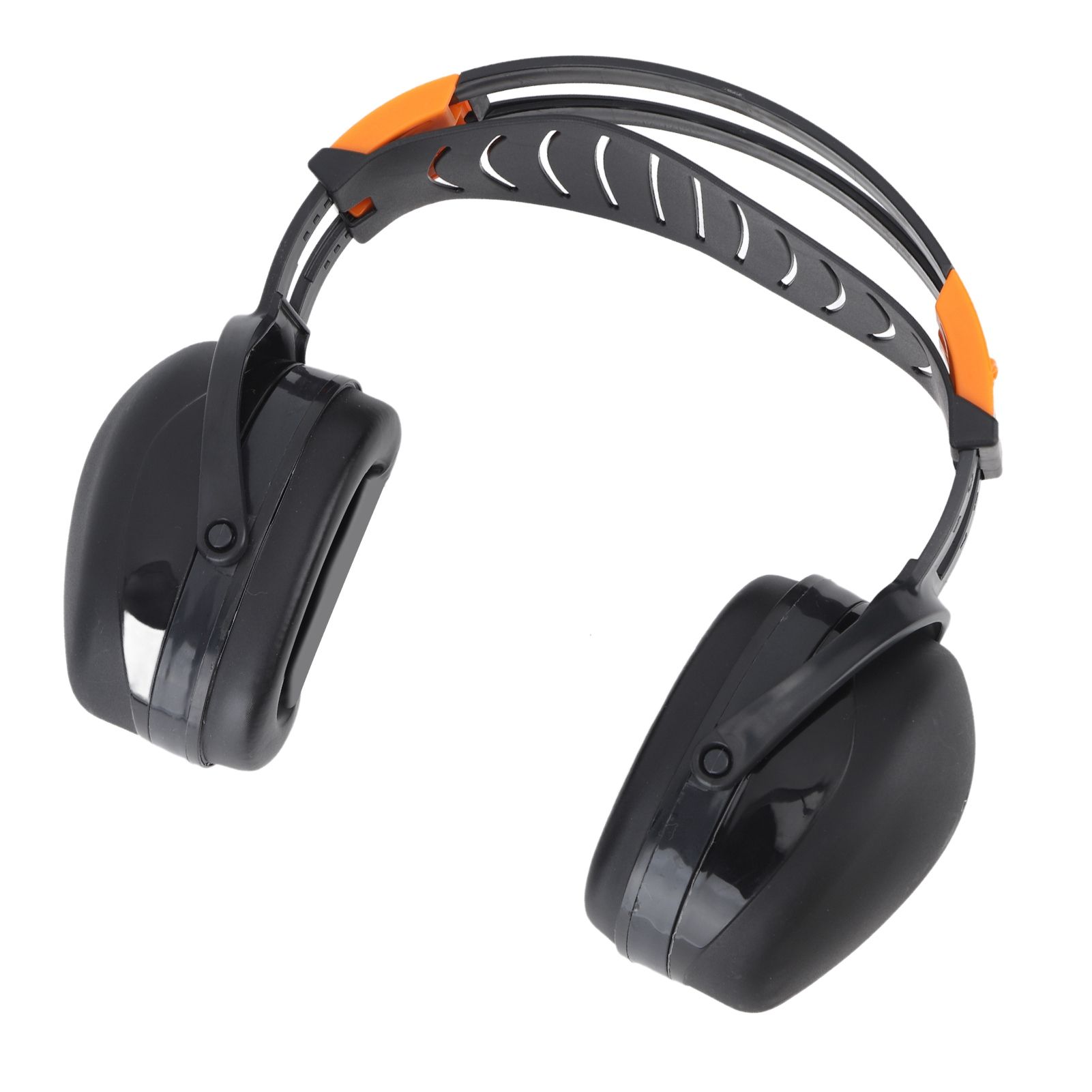 Noise Reduction Earmuffs Foldable Lightweight Hearing Protection Safety Over Head Ear Muff for Garden Shooting Mowing Black - Image 7