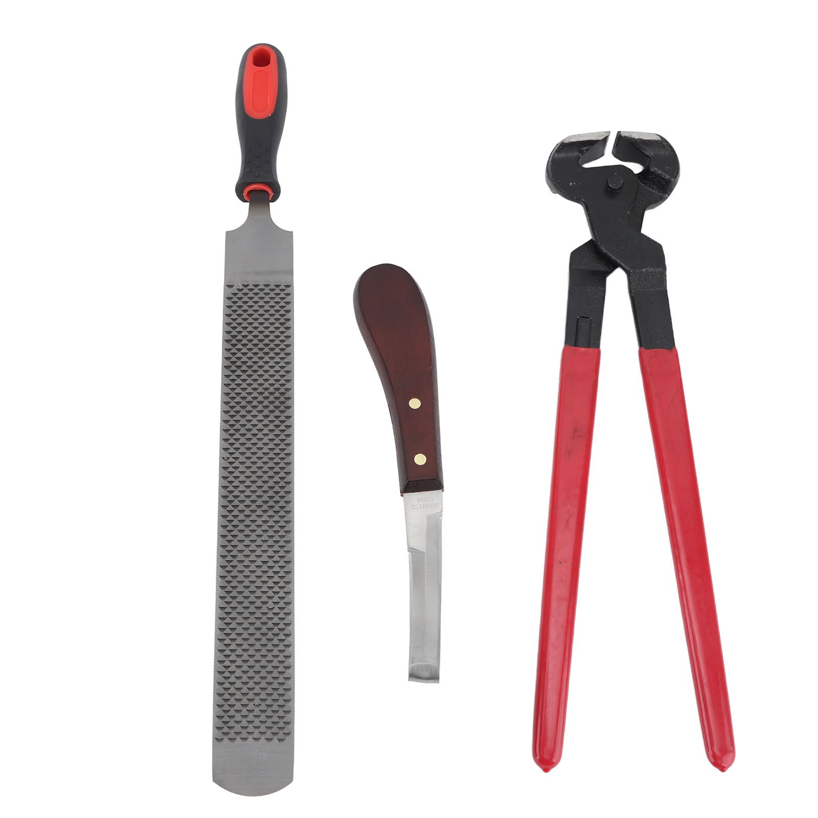 Hoof Repair Tool Kit Steel Double Sided File Hoof Trimmer Tool Kit for Horses Cattle Sheep Donkeys - Image 1