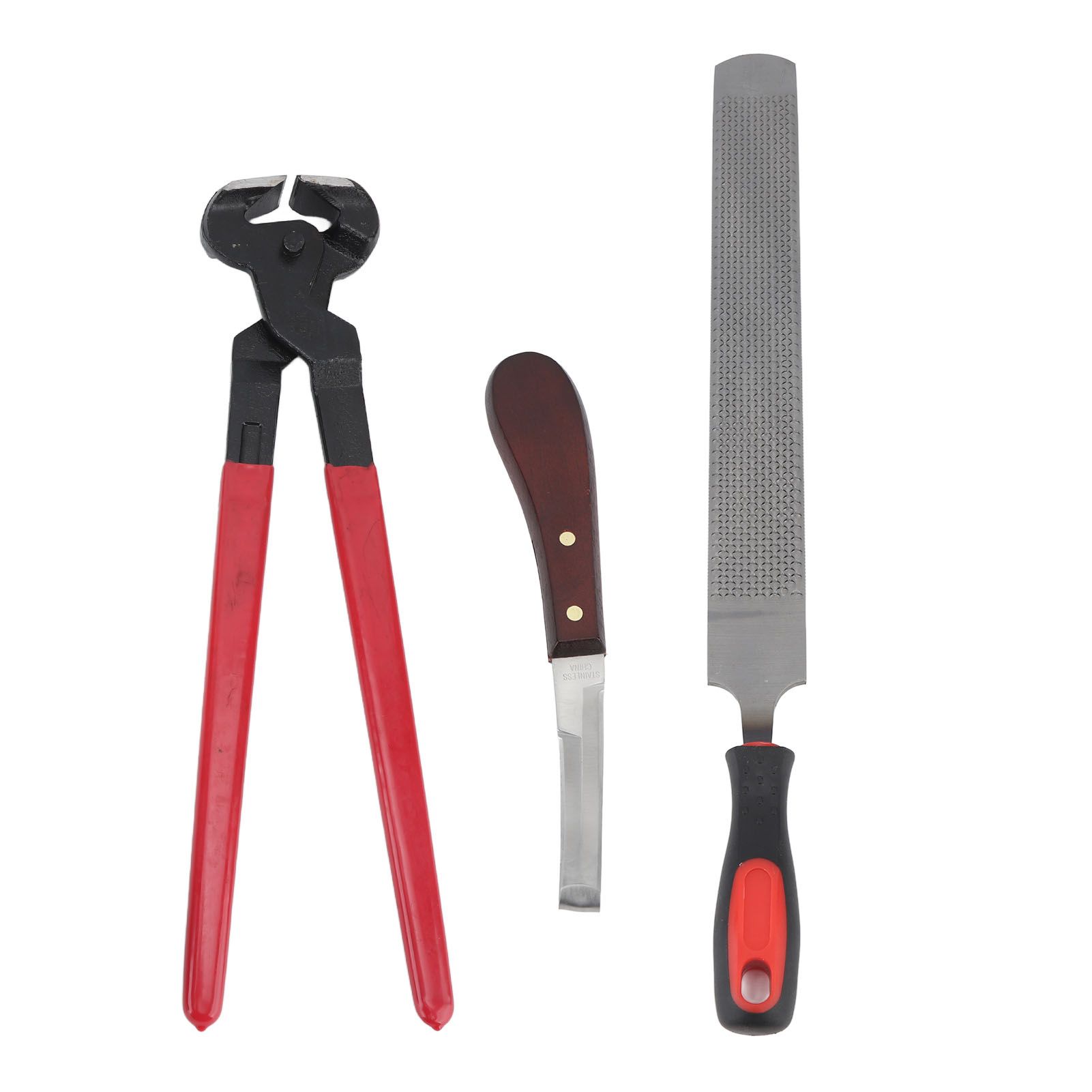 Hoof Repair Tool Kit Steel Double Sided File Hoof Trimmer Tool Kit for Horses Cattle Sheep Donkeys - Image 3