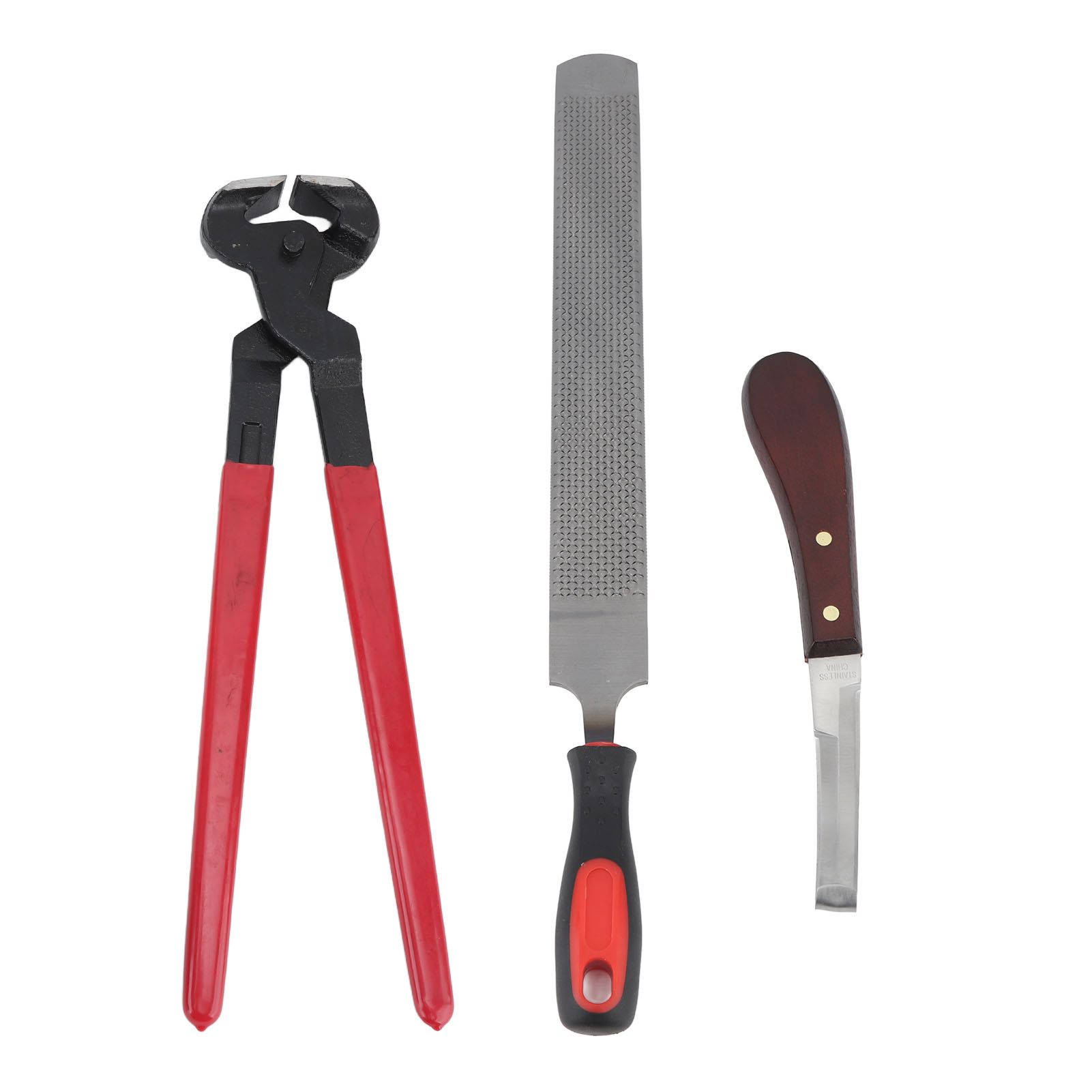 Hoof Repair Tool Kit Steel Double Sided File Hoof Trimmer Tool Kit for Horses Cattle Sheep Donkeys - Image 4