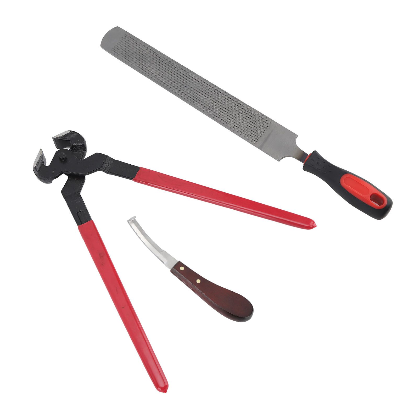 Hoof Repair Tool Kit Steel Double Sided File Hoof Trimmer Tool Kit for Horses Cattle Sheep Donkeys - Image 8