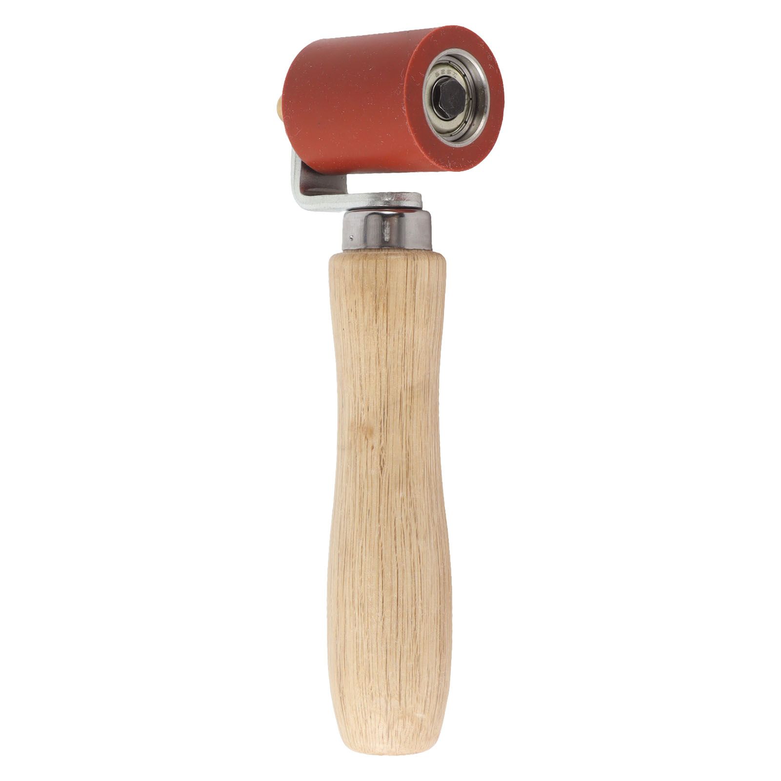 Silicone Seam Tester Bearing Design Ergonomic Detachable Smoothing Seam Roller Tool for PVC Roofing Tape Red Width 40mm/ 1.6in - Image 4