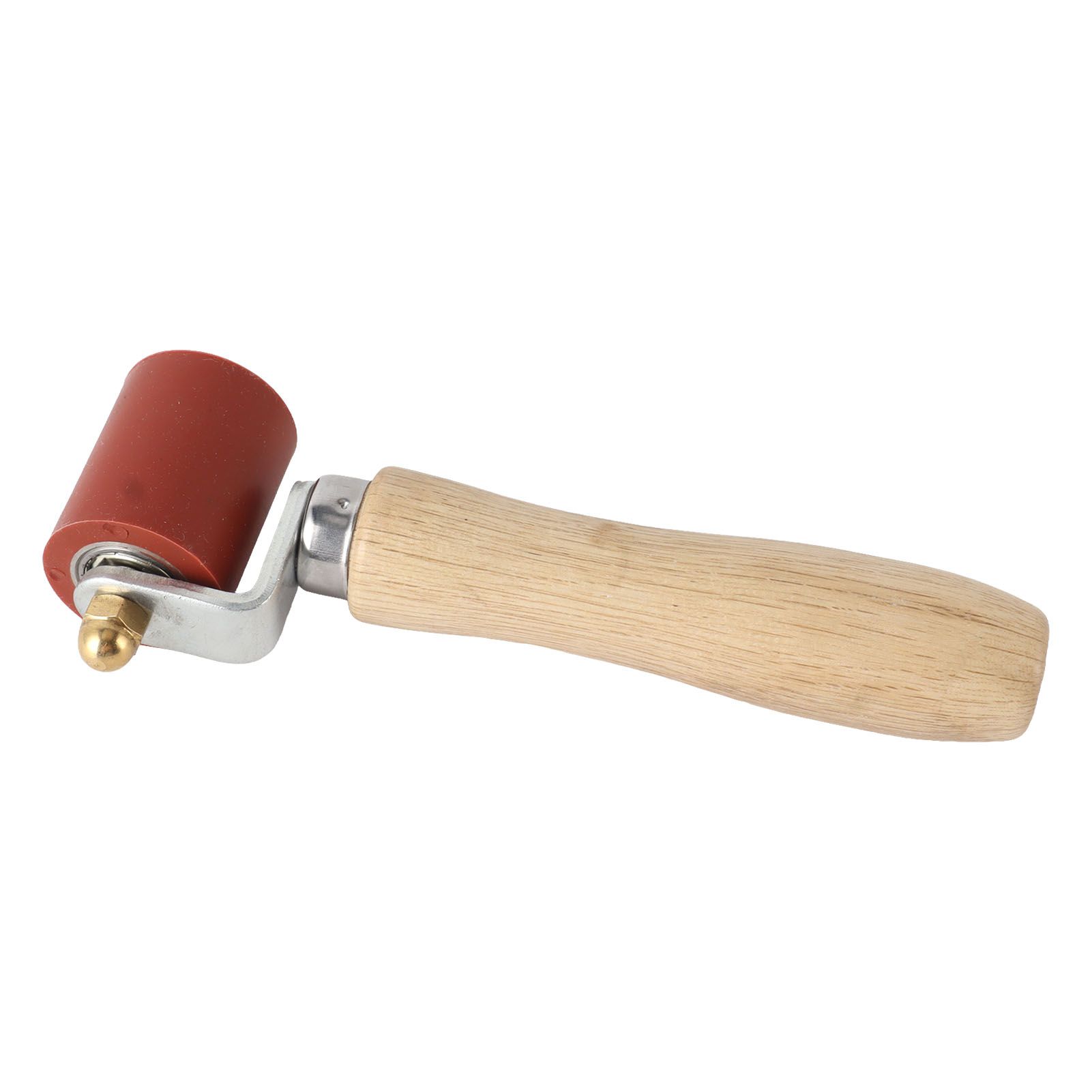 Silicone Seam Tester Bearing Design Ergonomic Detachable Smoothing Seam Roller Tool for PVC Roofing Tape Red Width 40mm/ 1.6in - Image 7