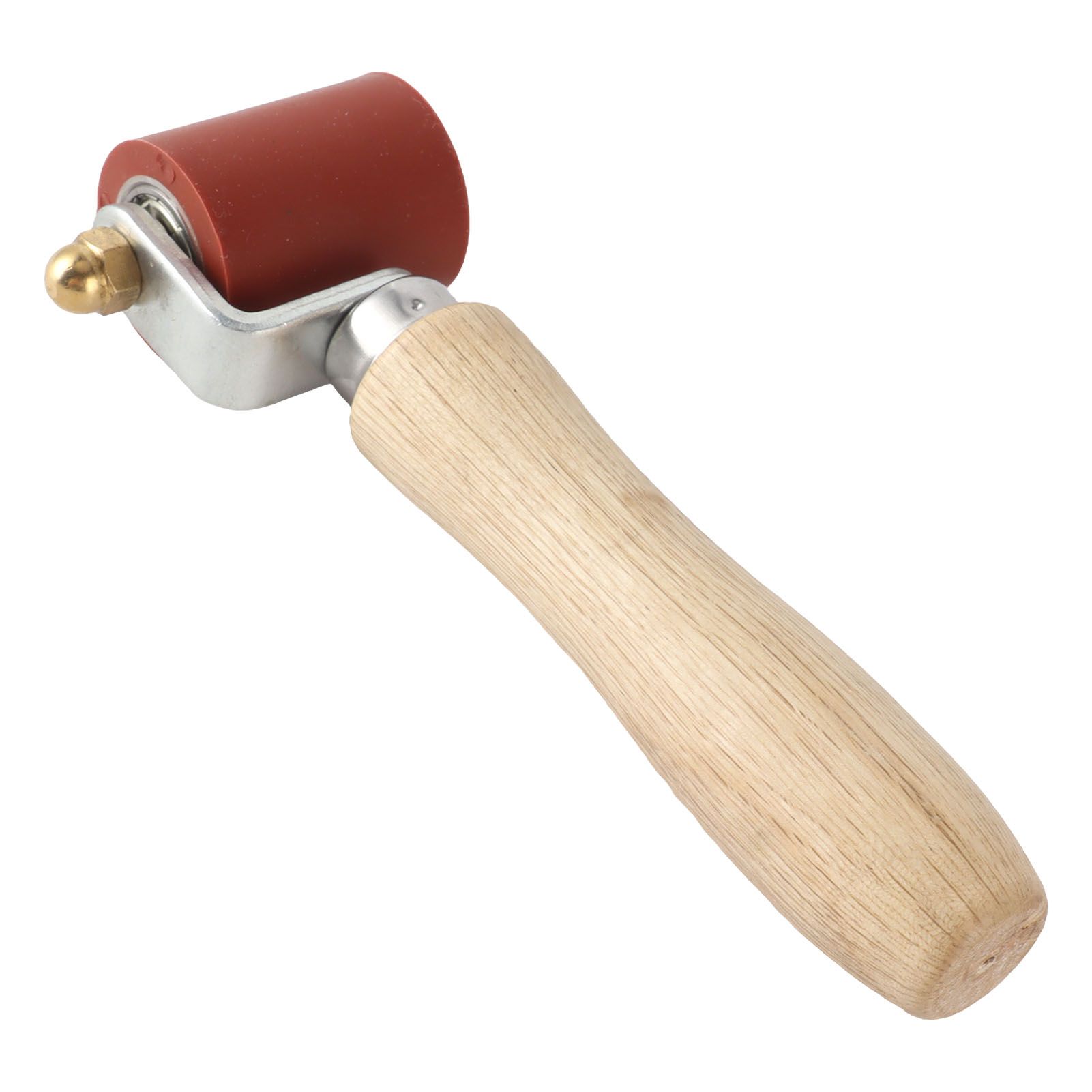 Silicone Seam Tester Bearing Design Ergonomic Detachable Smoothing Seam Roller Tool for PVC Roofing Tape Red Width 40mm/ 1.6in - Image 8