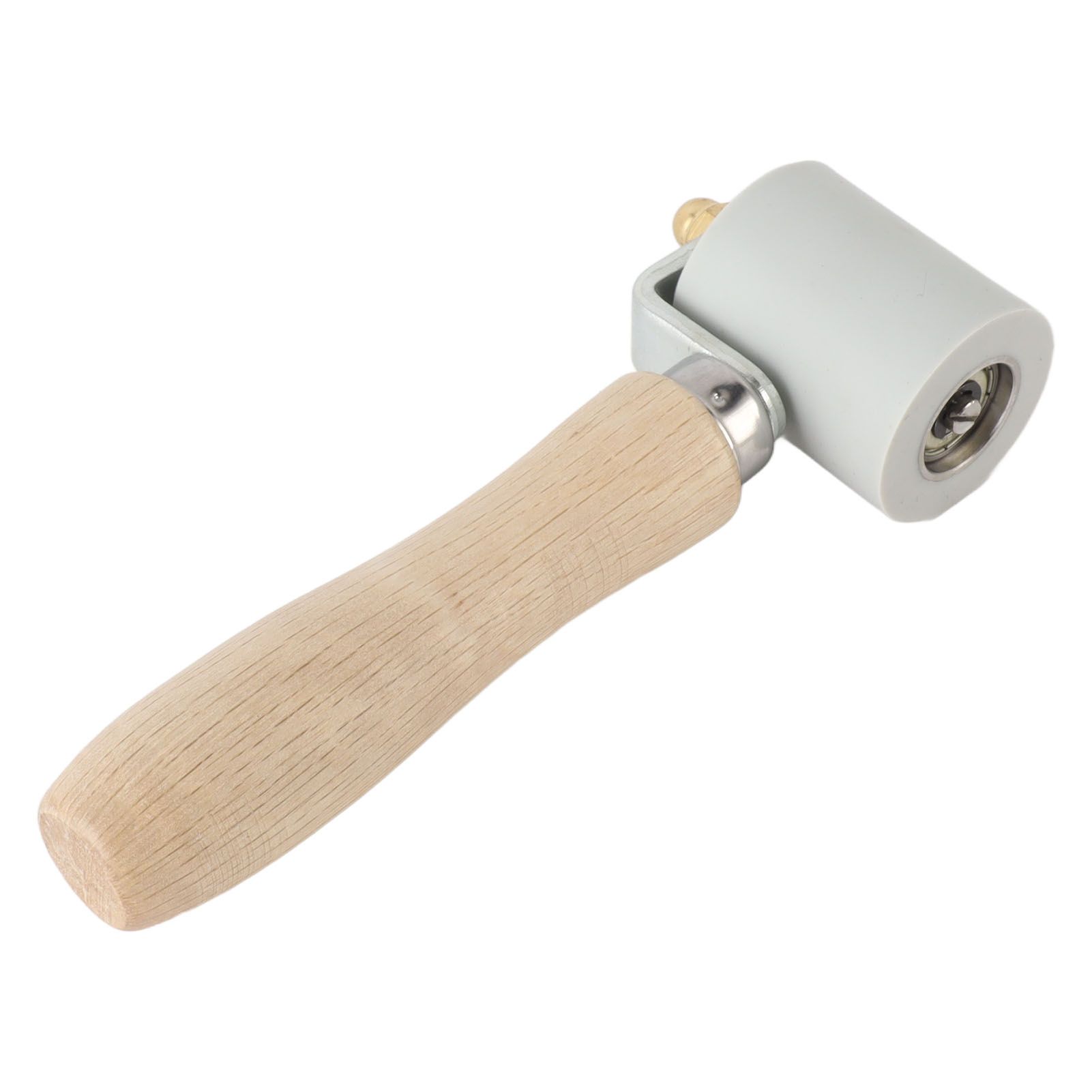 Silicone Seam Tester Bearing Design Ergonomic Detachable Smoothing Seam Roller Tool for PVC Roofing Tape Gray Width 45mm/1.8in - Image 2