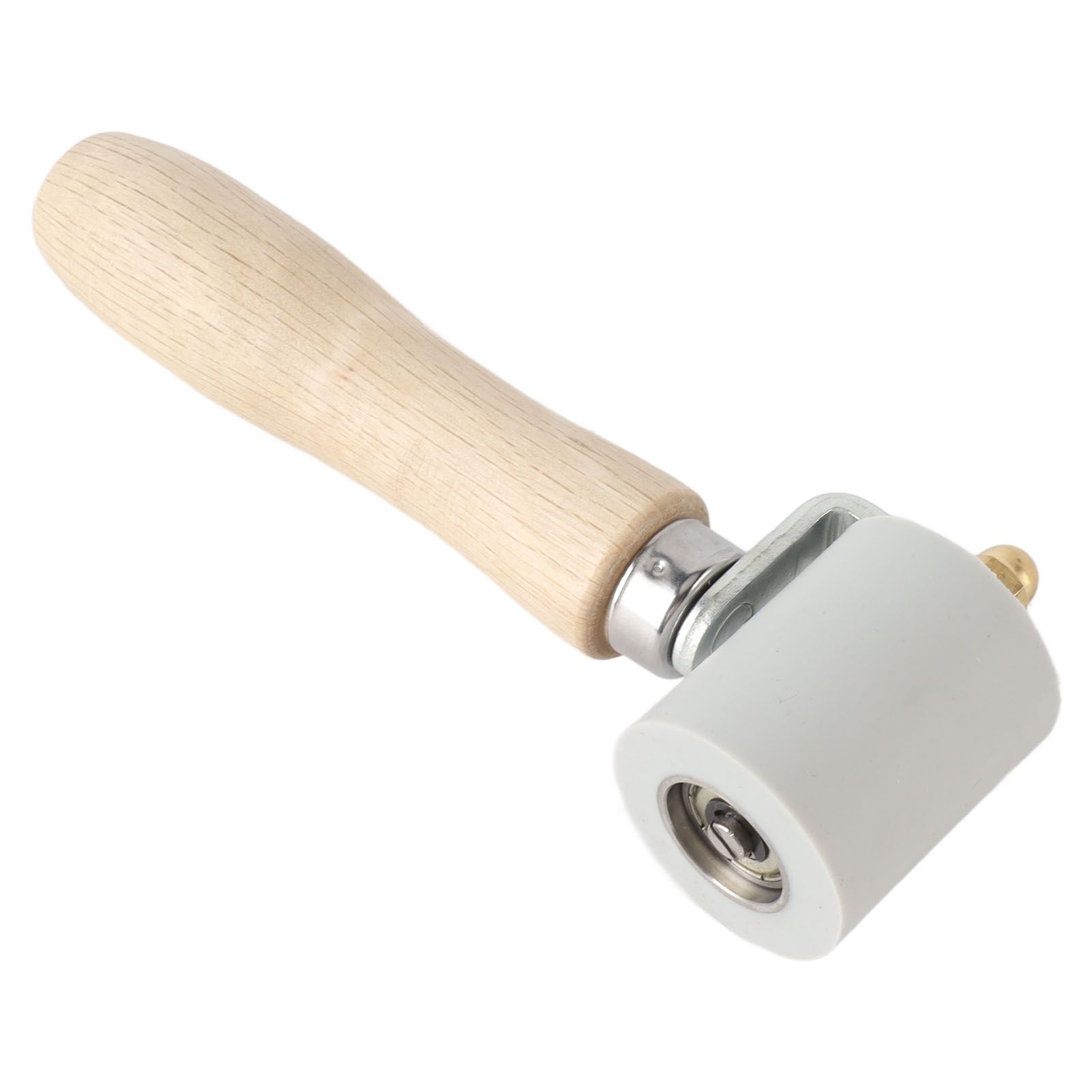 Silicone Seam Tester Bearing Design Ergonomic Detachable Smoothing Seam Roller Tool for PVC Roofing Tape Gray Width 45mm/1.8in - Image 3