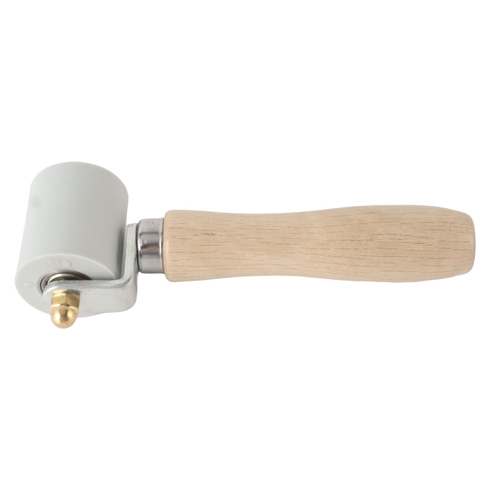 Silicone Seam Tester Bearing Design Ergonomic Detachable Smoothing Seam Roller Tool for PVC Roofing Tape Gray Width 45mm/1.8in - Image 5