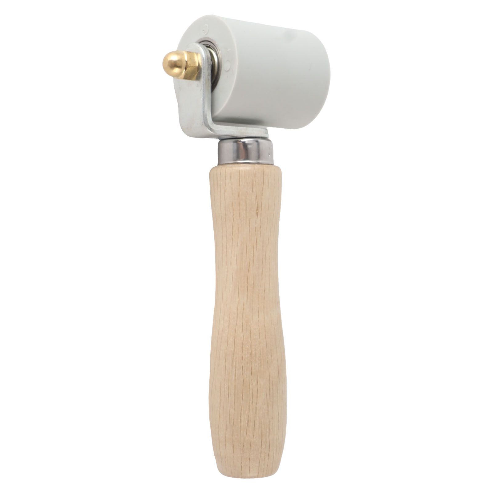 Silicone Seam Tester Bearing Design Ergonomic Detachable Smoothing Seam Roller Tool for PVC Roofing Tape Gray Width 45mm/1.8in - Image 6