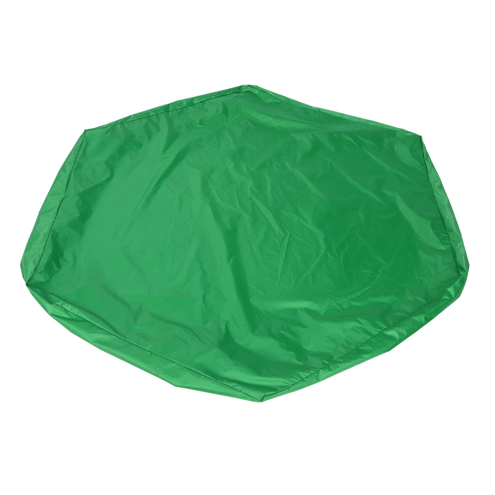 Sandbox Cover Hexagon Sandpit Sand Toys Cover Waterproof Pool Cover with Drawstring for Outdoor Garden Green - Image 1