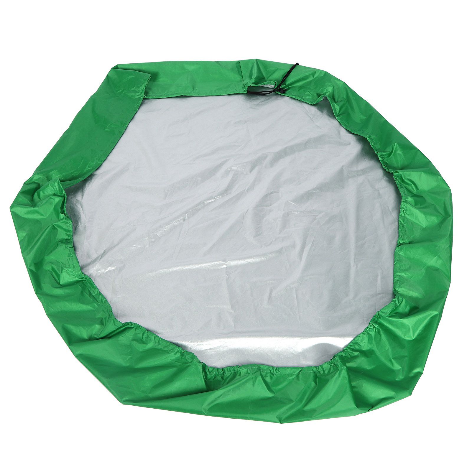 Sandbox Cover Hexagon Sandpit Sand Toys Cover Waterproof Pool Cover with Drawstring for Outdoor Garden Green - Image 4
