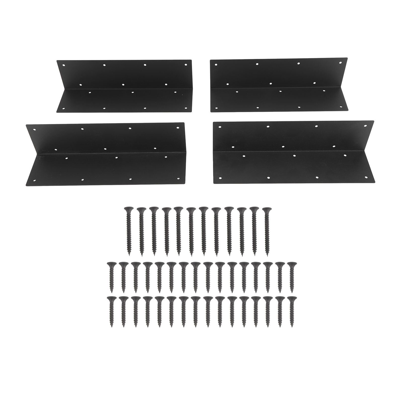 4PCS Steel Raised Garden Bed Corner Brackets Metal Garden Bed Corner Bracket for 20‑24 Inch Bed - Image 1