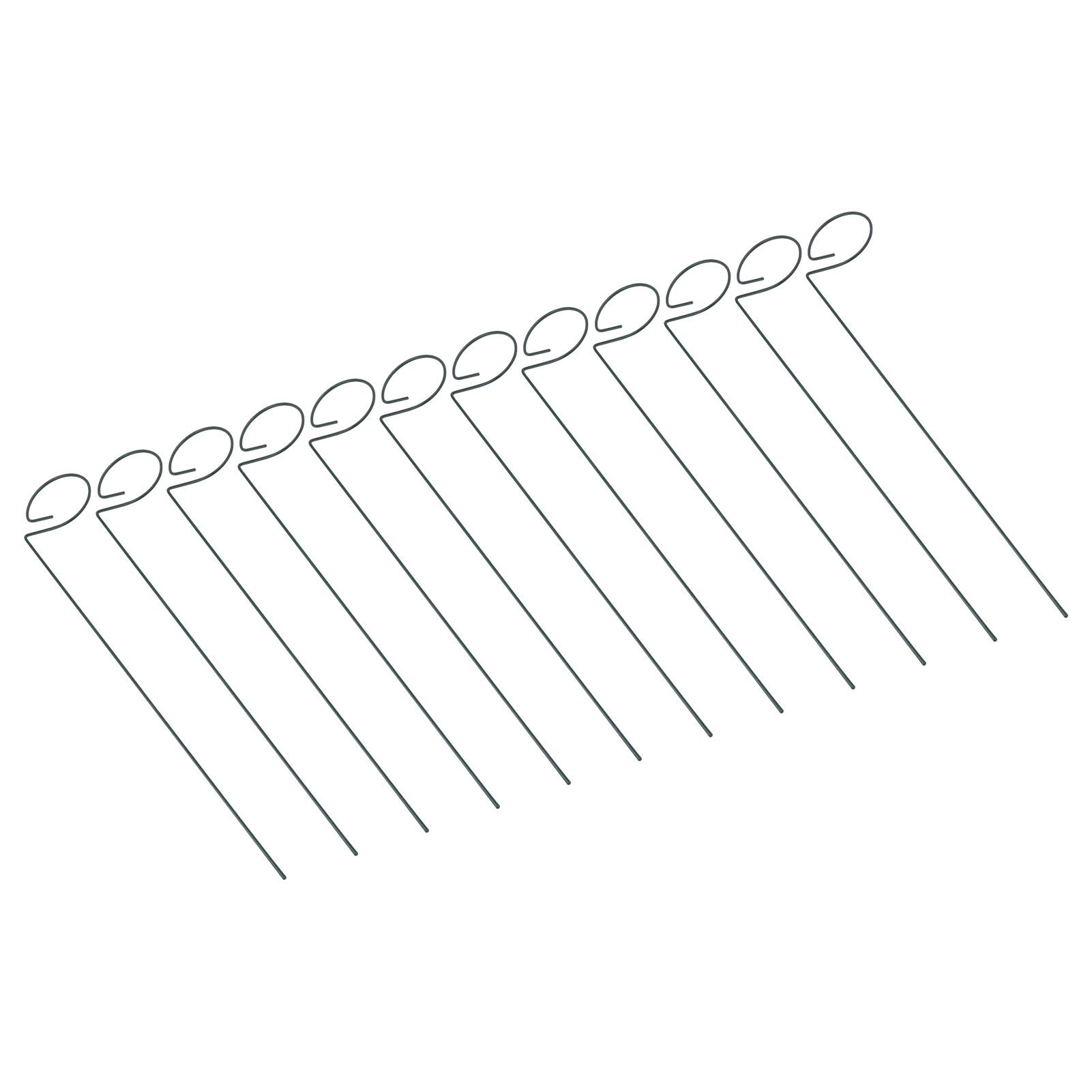 12Pcs Plant Stakes Reusable Plant Sticks Support Anti Rust Stem Flower Support for Home Garden Yard Farm - Image 1
