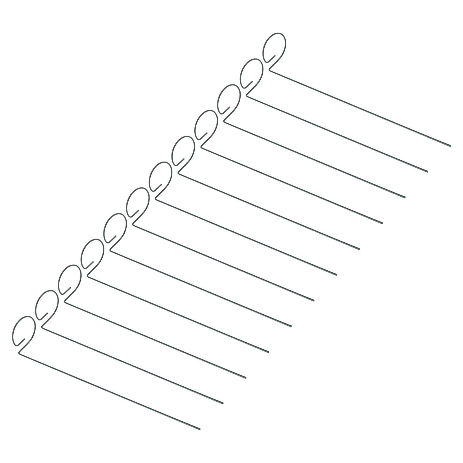12Pcs Plant Stakes Reusable Plant Sticks Support Anti Rust Stem Flower Support for Home Garden Yard Farm - Image 2