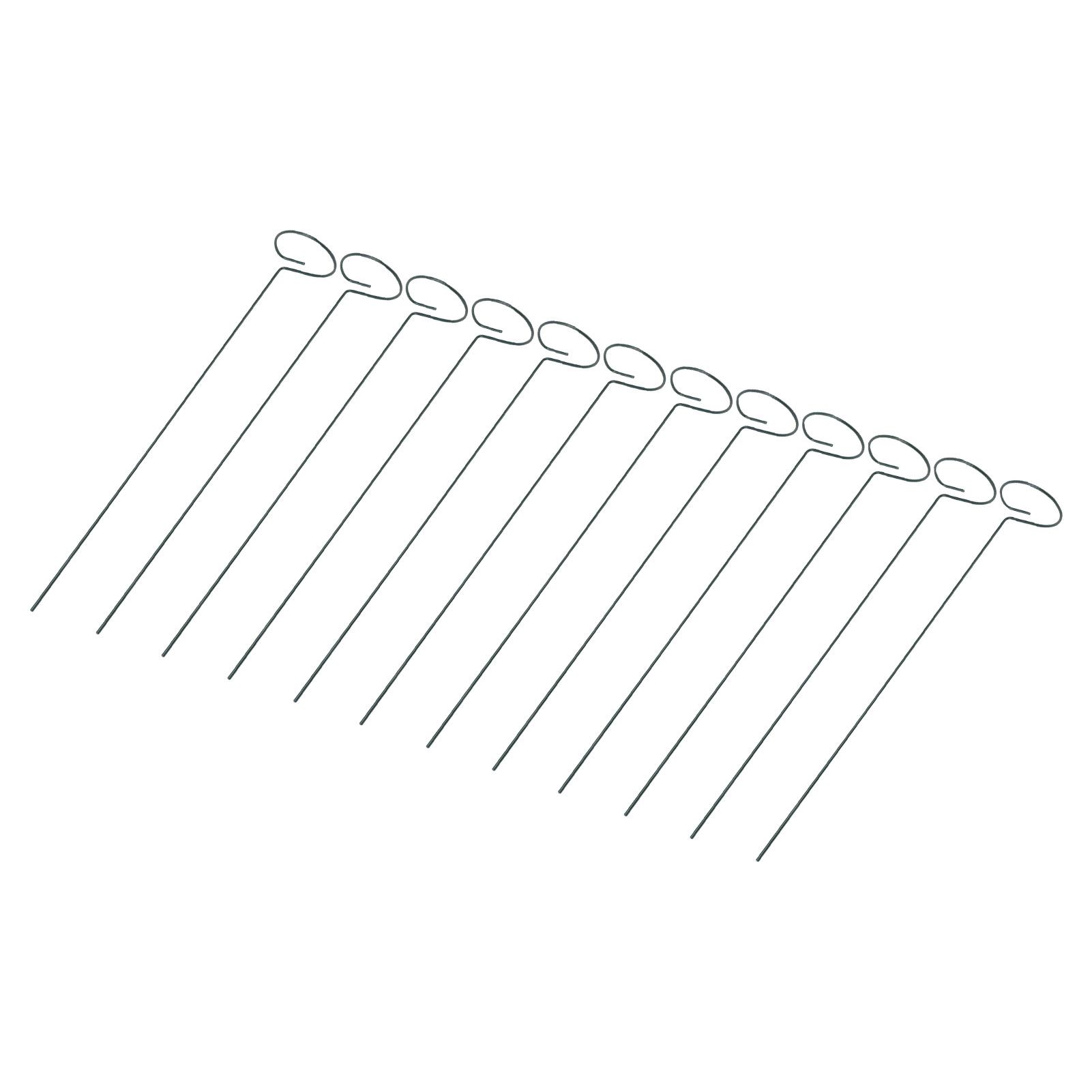12Pcs Plant Stakes Reusable Plant Sticks Support Anti Rust Stem Flower Support for Home Garden Yard Farm - Image 4