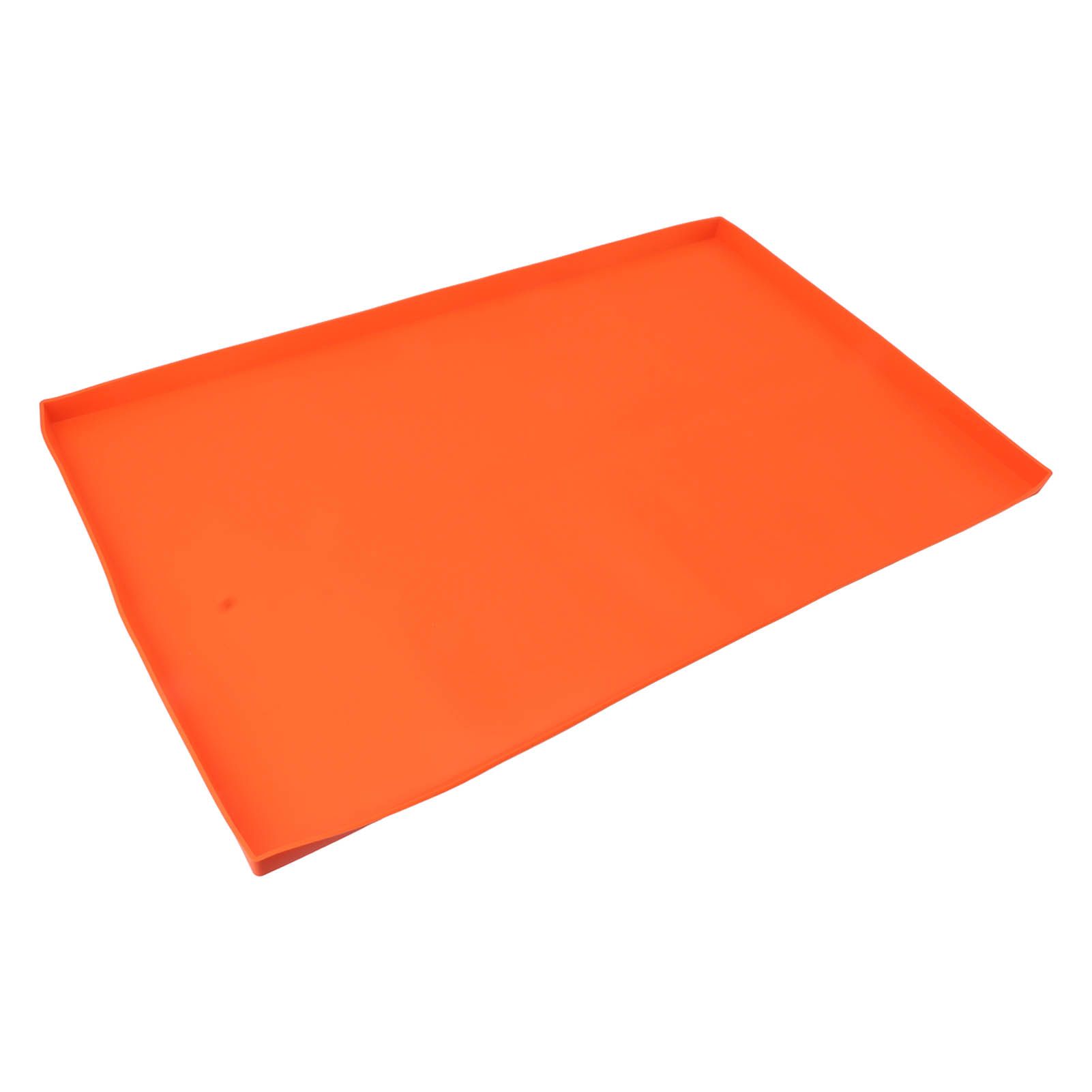Silicone Griddle Mat Silicone Protective Mat Cover Grill Cover for Blackstone Griddle Top 36 Inch Orange - Image 3
