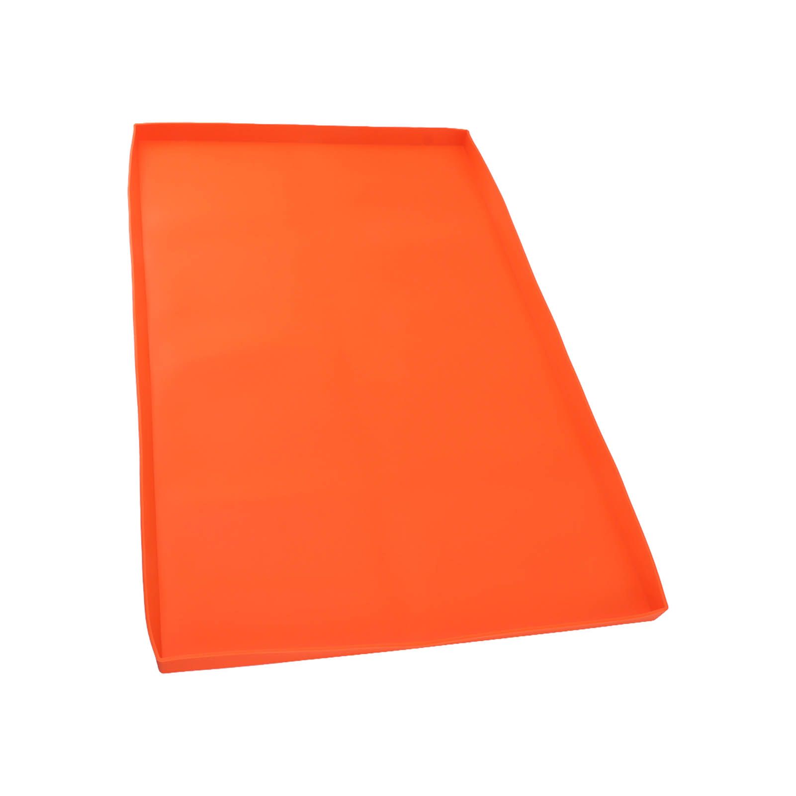 Silicone Griddle Mat Silicone Protective Mat Cover Grill Cover for Blackstone Griddle Top 36 Inch Orange - Image 5