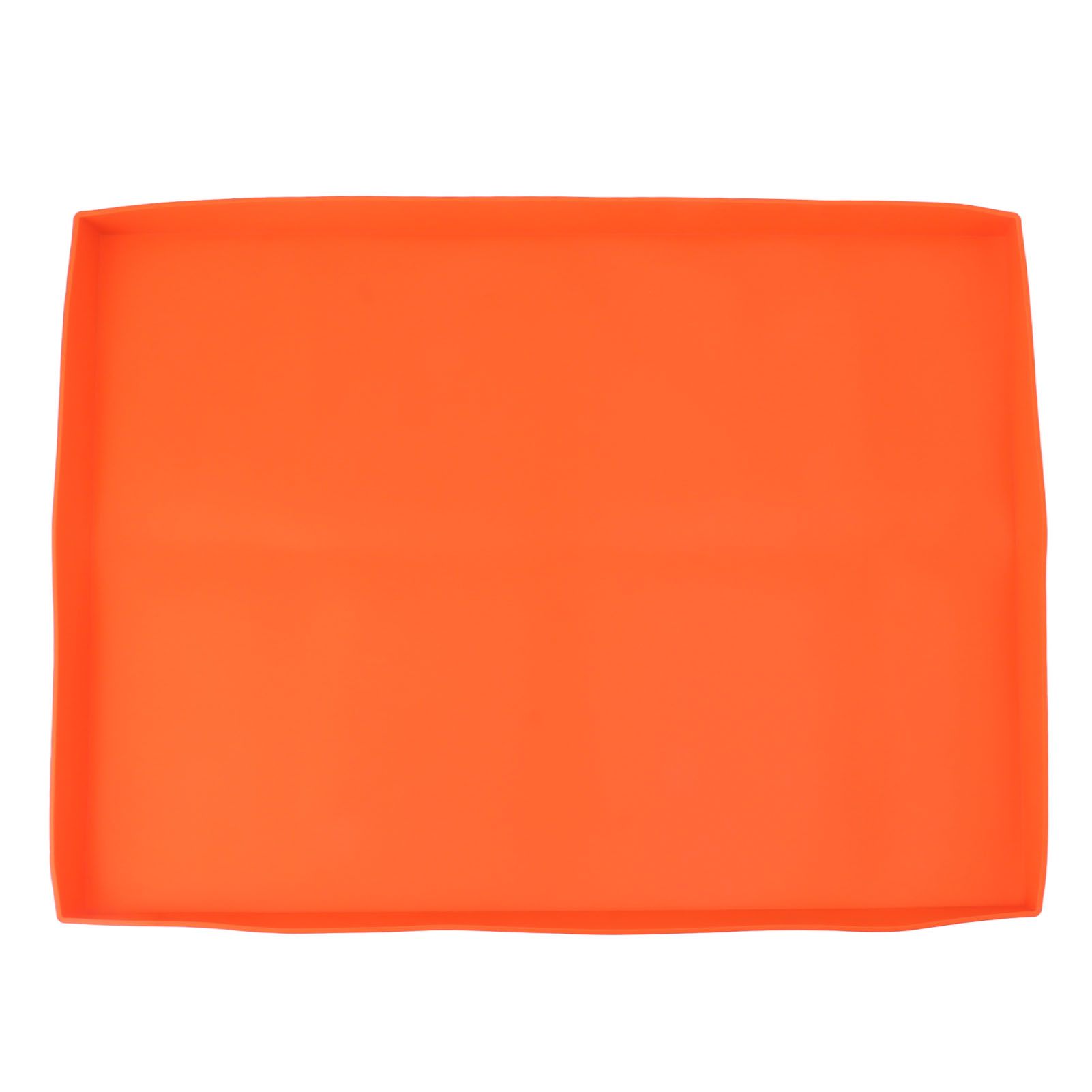 Griddle Mat Heavy Duty Silicone Grill Cover Protect Your Griddle From Rodents Debris Rust All Season BBQ Grill Mat 22in Orange - Image 1