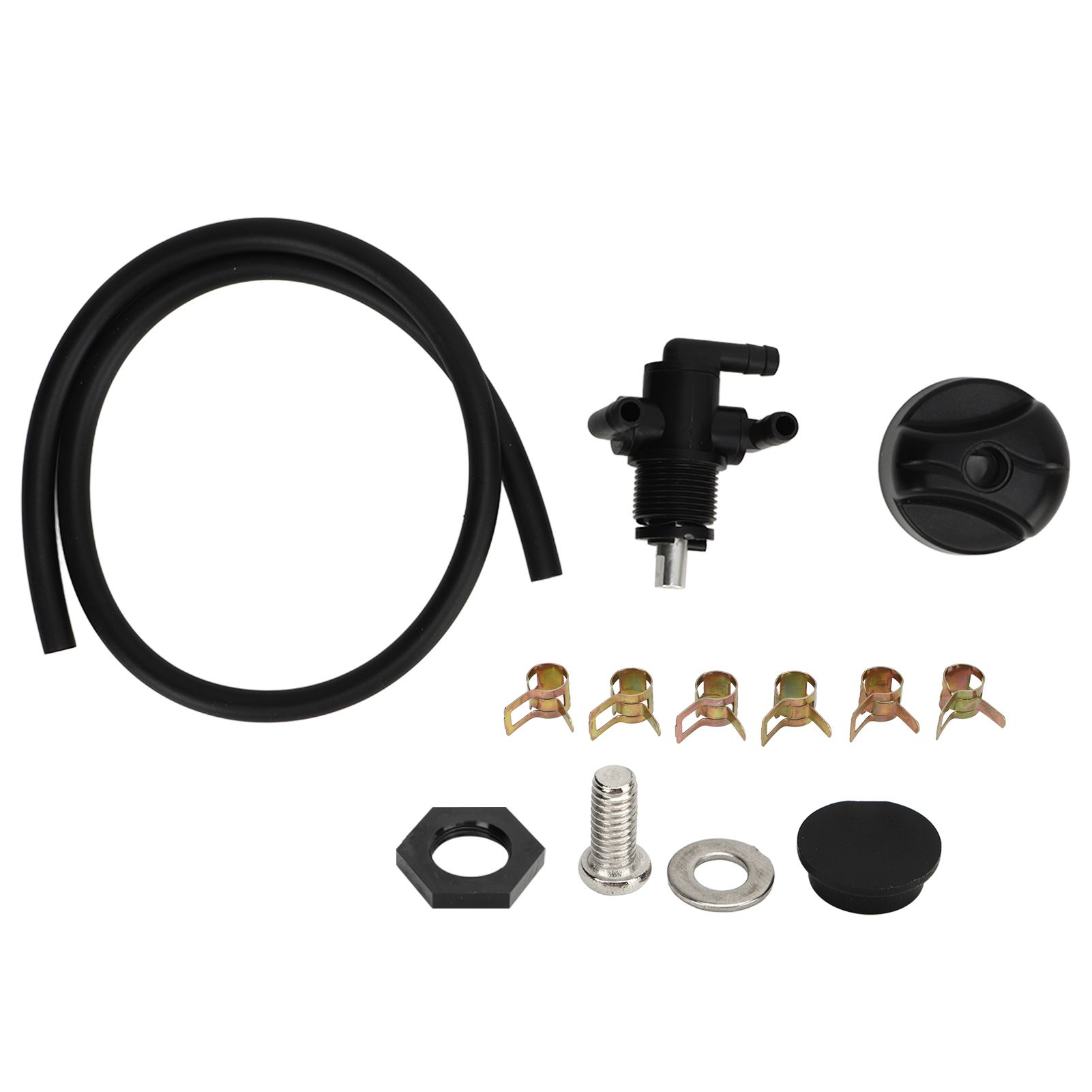 3 Way Petcock Tank Fuel Shut Off Valve Switch with Fuel Line for Polaris ATV Sportsman 335 325 330 400 500 600 700 - Image 1