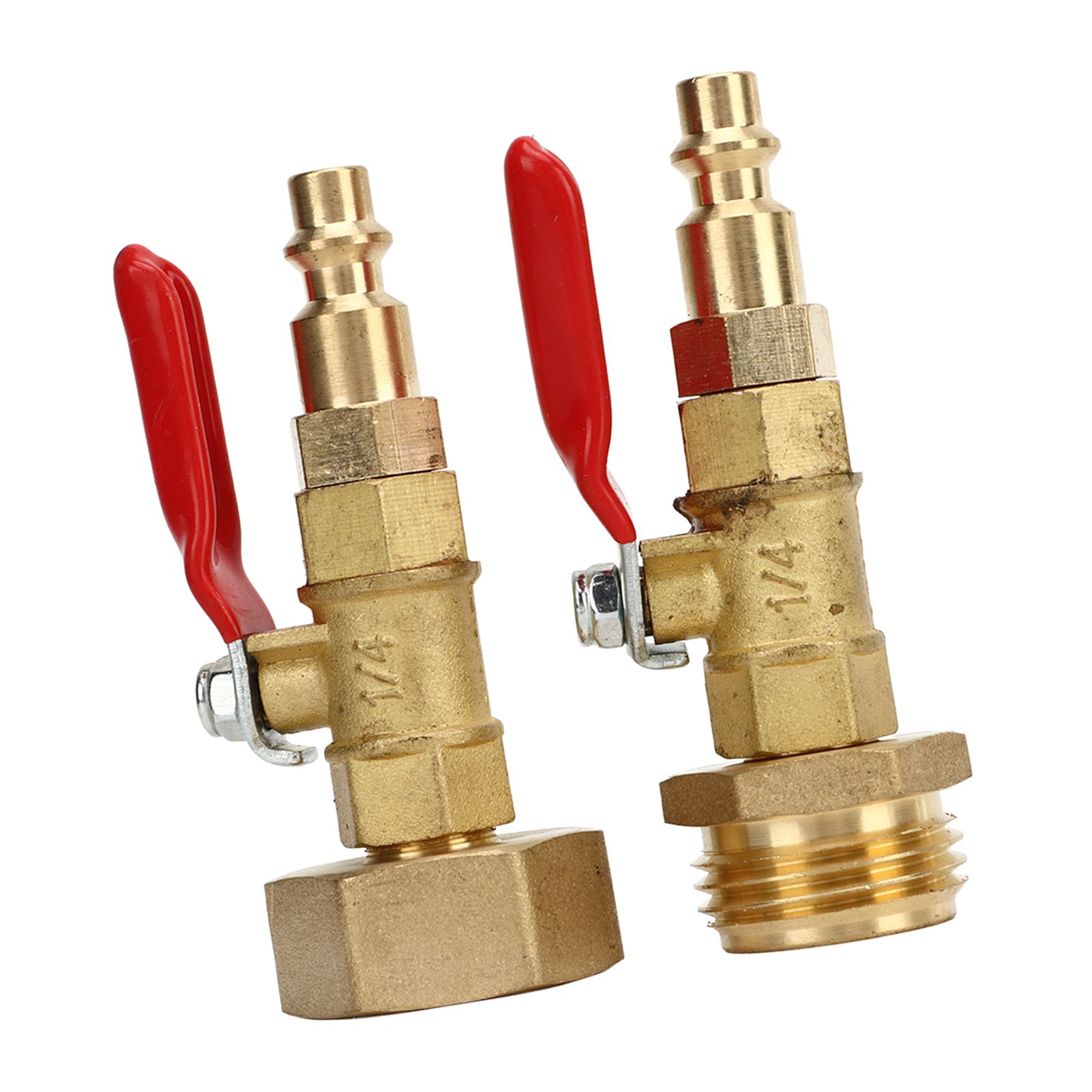 2pcs Brass Winterize Blowout Adapter 3/4 Internal and External Thread Brass Quick Adapter - Image 3