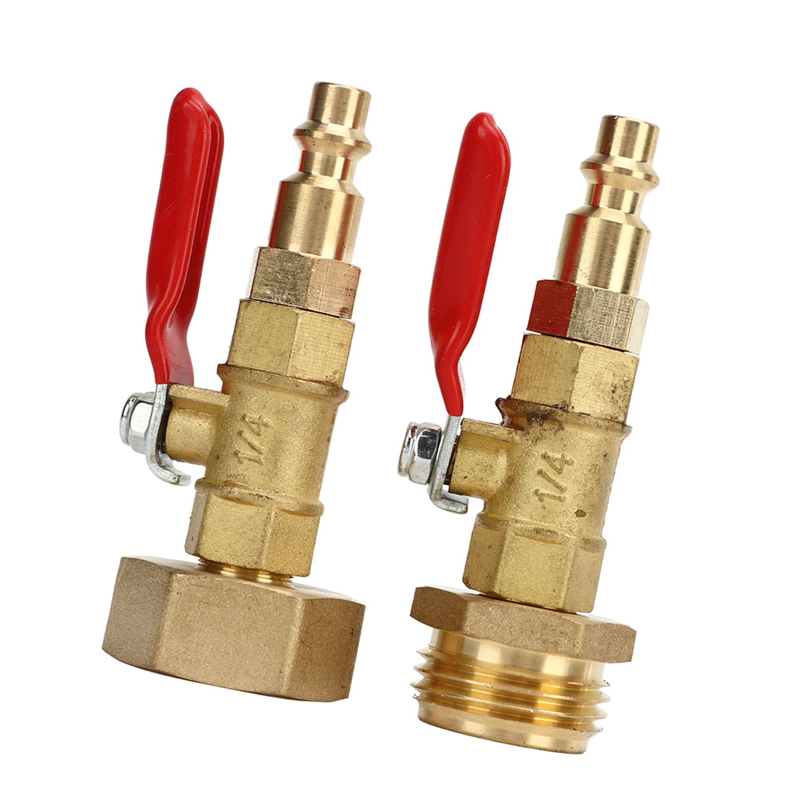 2pcs Brass Winterize Blowout Adapter 3/4 Internal and External Thread Brass Quick Adapter - Image 4