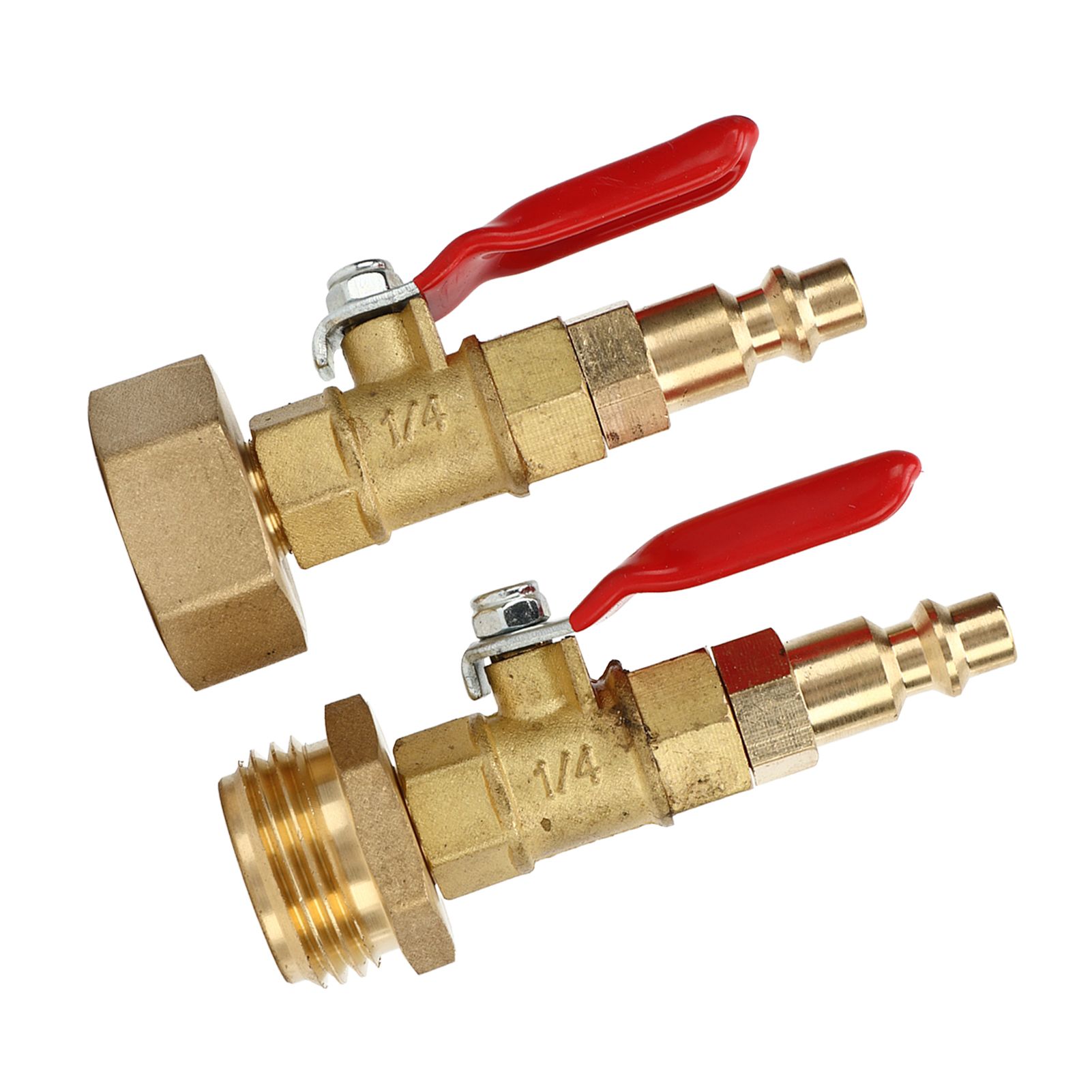 2pcs Brass Winterize Blowout Adapter 3/4 Internal and External Thread Brass Quick Adapter - Image 5