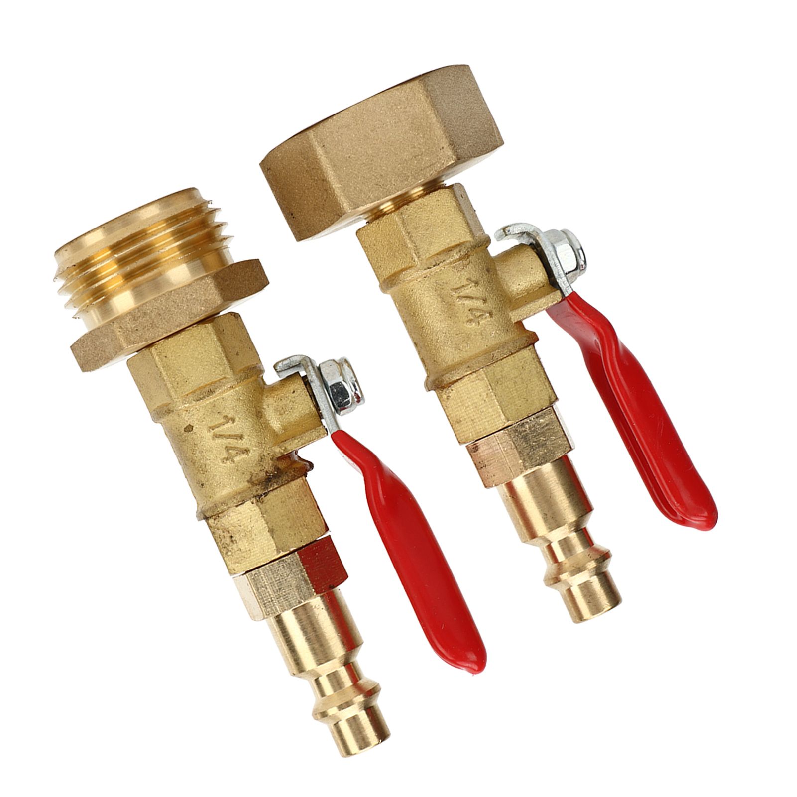 2pcs Brass Winterize Blowout Adapter 3/4 Internal and External Thread Brass Quick Adapter - Image 7