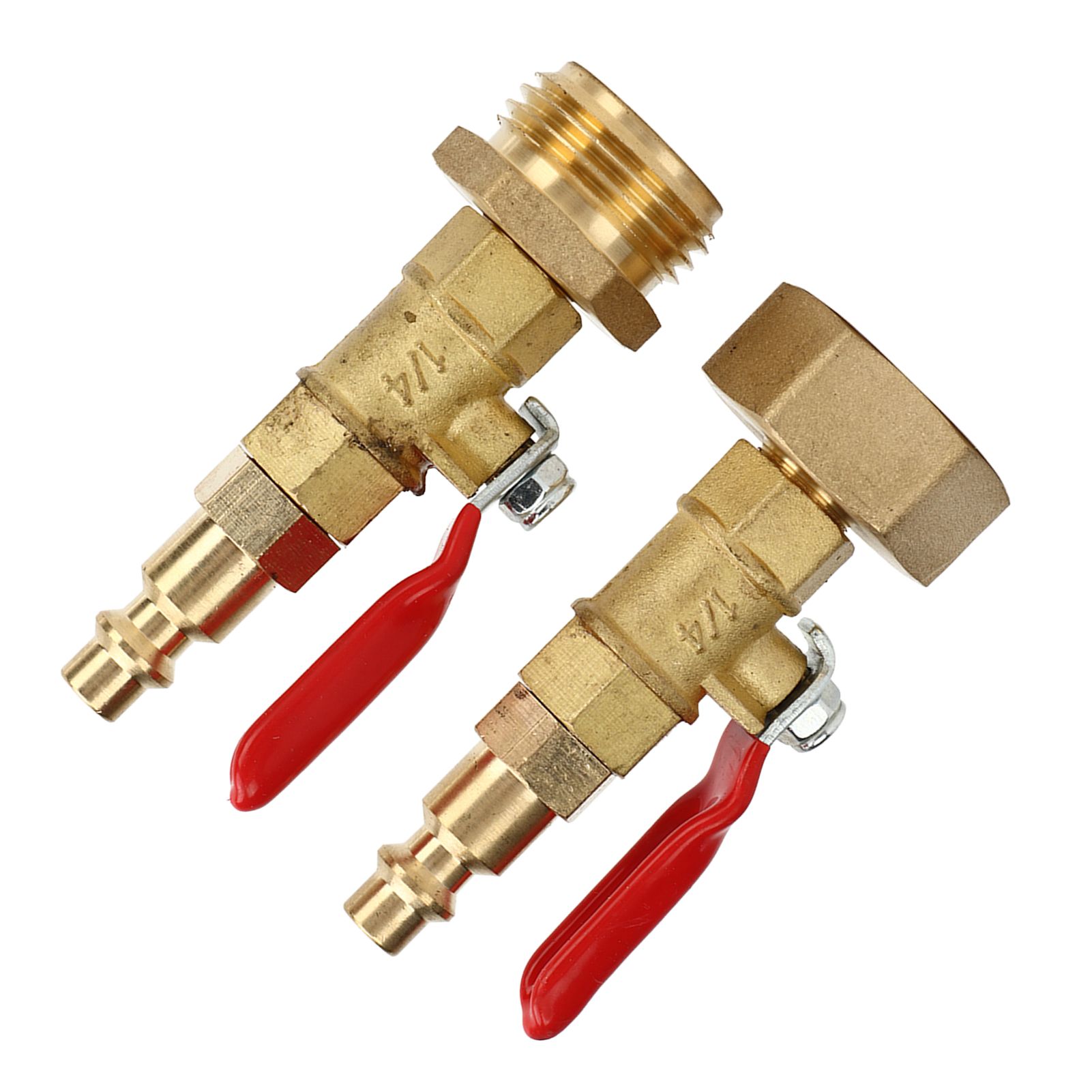 2pcs Brass Winterize Blowout Adapter 3/4 Internal and External Thread Brass Quick Adapter - Image 8