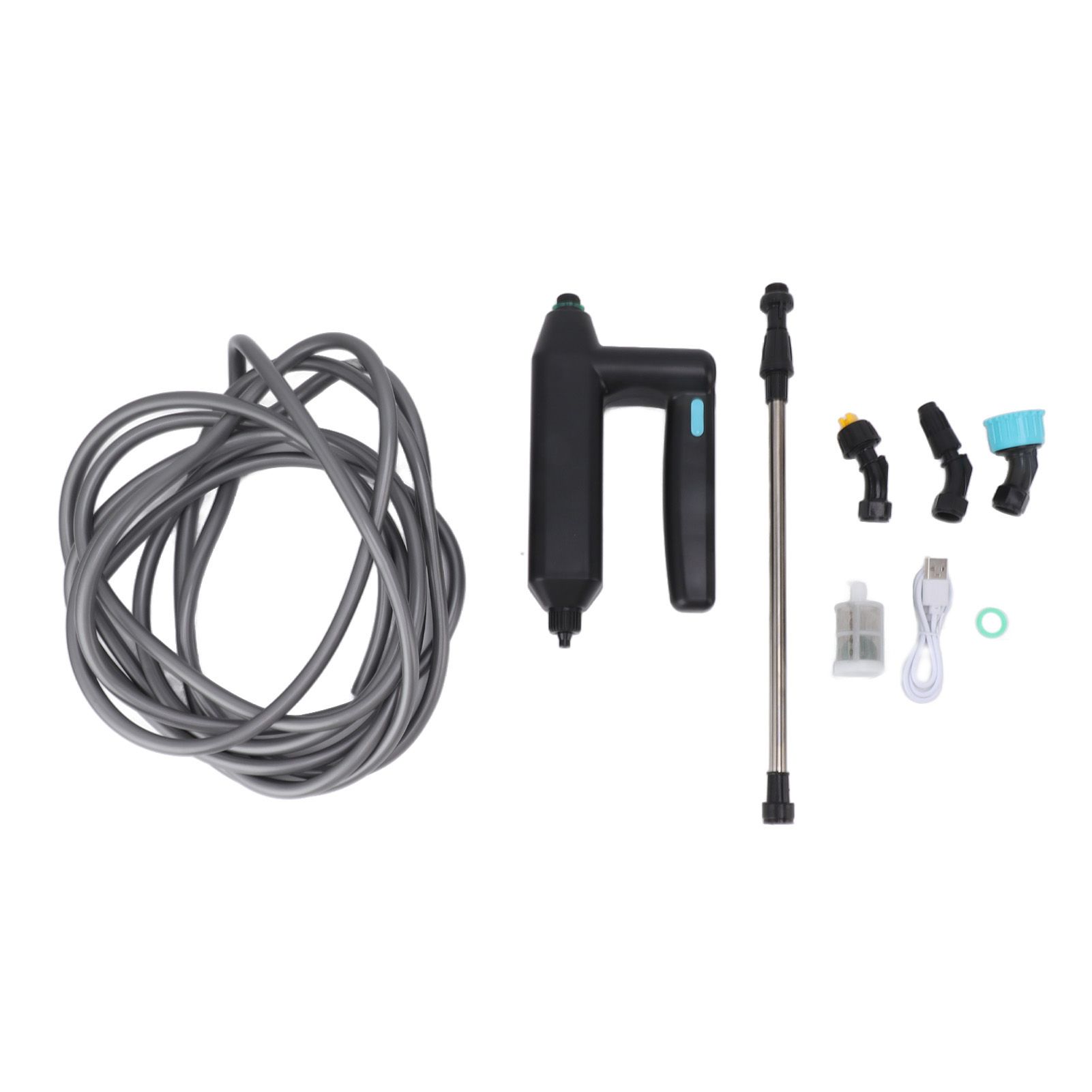 Handheld Garden Electric Sprayer Outdoor Portable Electric Garden Water Sprayer Wand for Gardening Watering 8m Set - Image 1