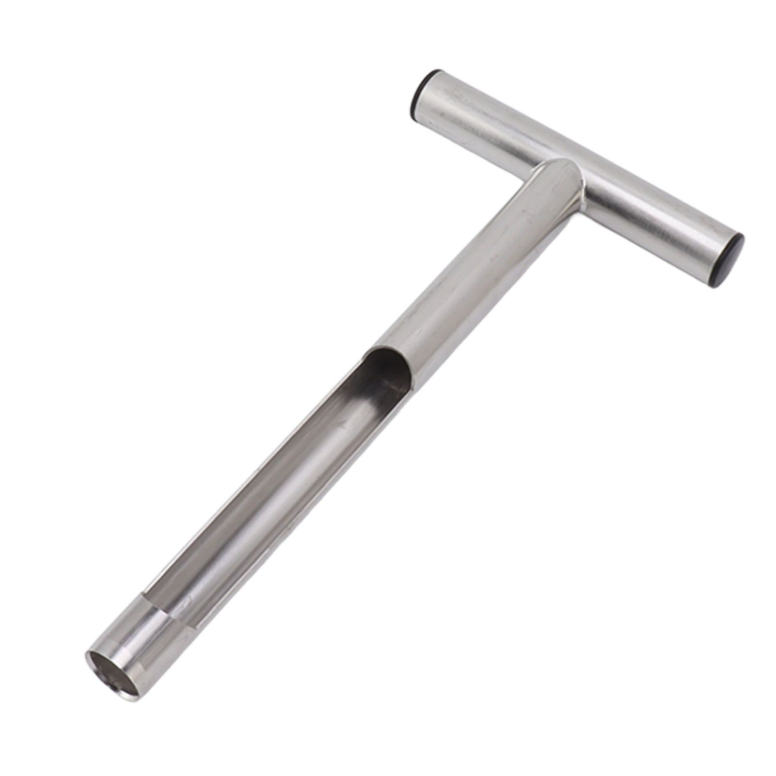 Soil Sampler Probe 304 Stainless Steel Protable T Handle Soil Sampling Tool for Farm Garden Lawn 12in - Image 4