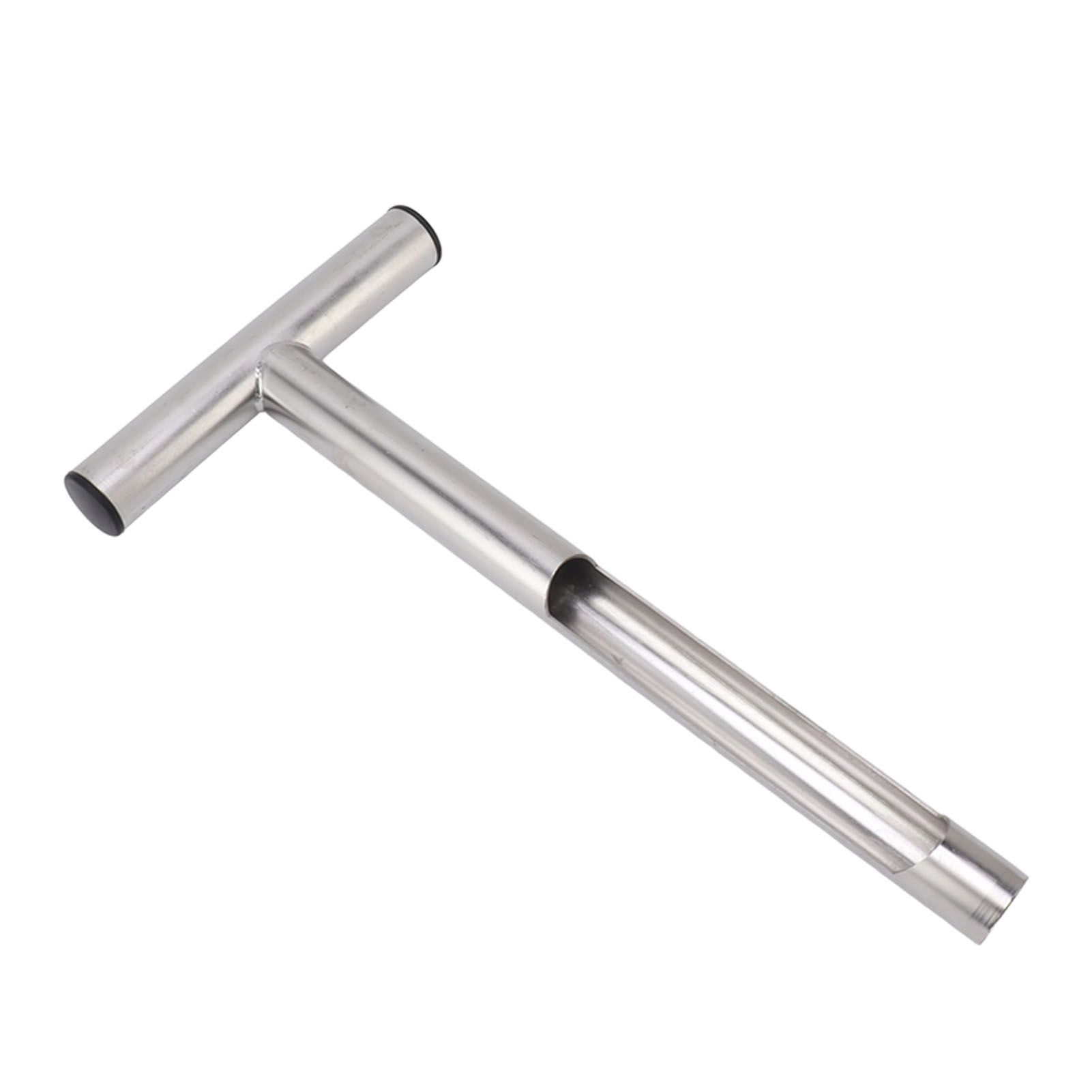 Soil Sampler Probe 304 Stainless Steel Protable T Handle Soil Sampling Tool for Farm Garden Lawn 12in - Image 7