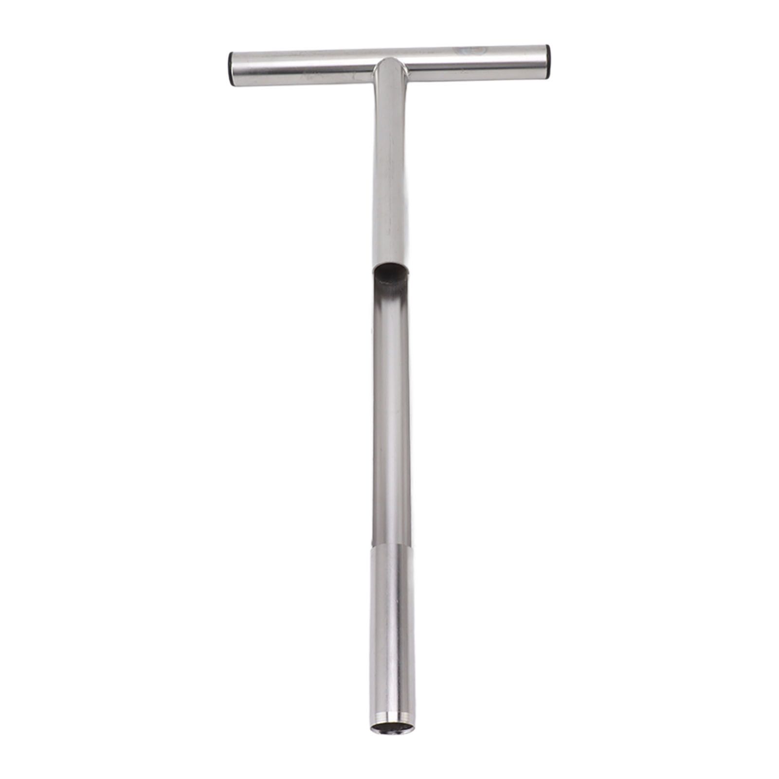 Soil Sampler Probe 304 Stainless Steel Protable T Handle Soil Sampling Tool for Farm Garden Lawn 21in - Image 1