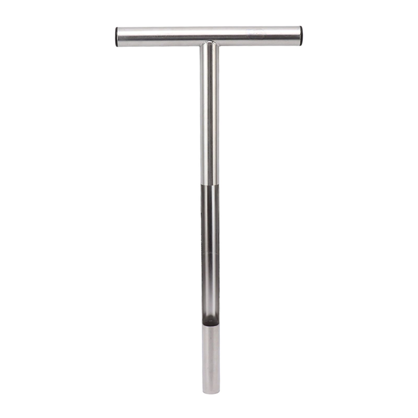 Soil Sampler Probe 304 Stainless Steel Protable T Handle Soil Sampling Tool for Farm Garden Lawn 21in - Image 2