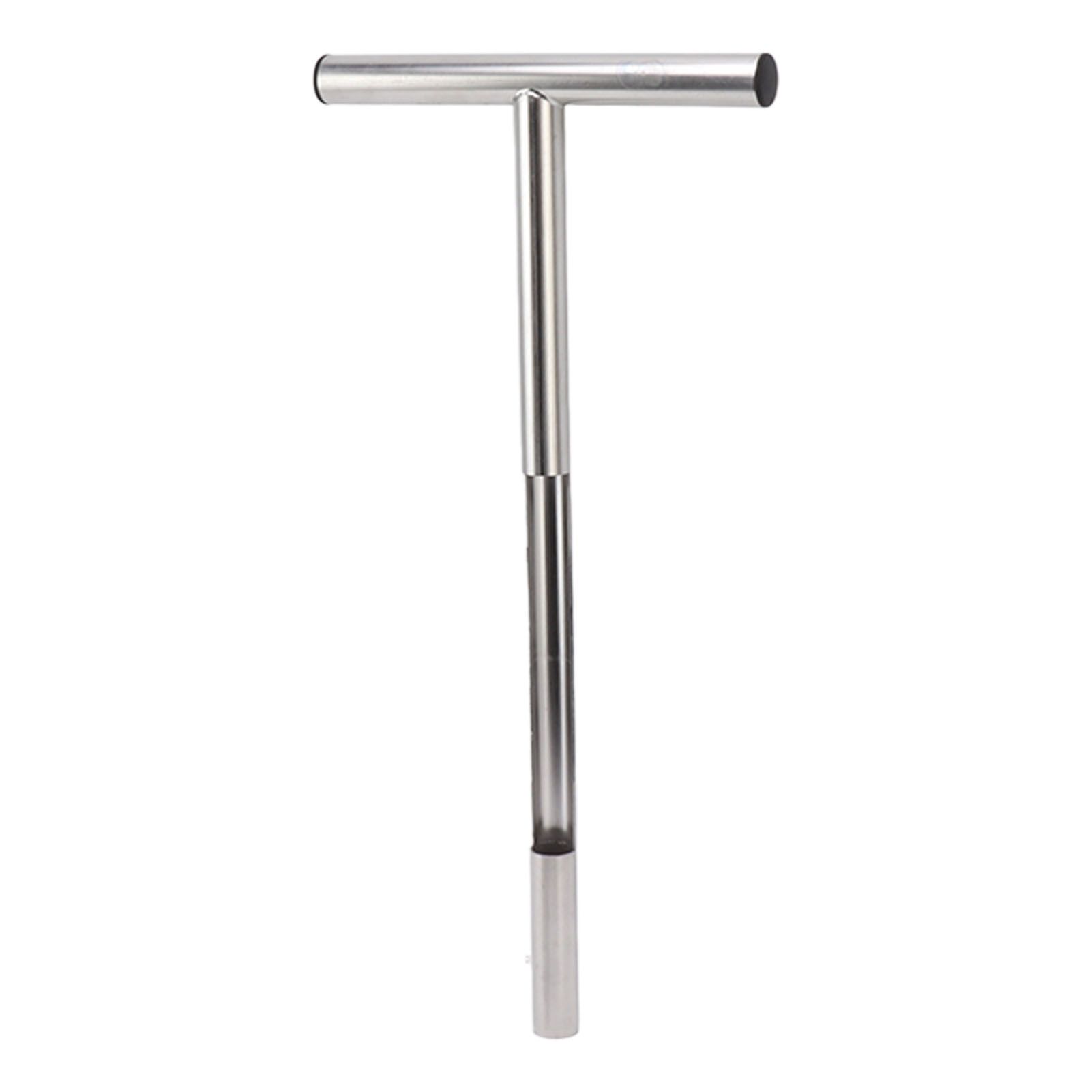 Soil Sampler Probe 304 Stainless Steel Protable T Handle Soil Sampling Tool for Farm Garden Lawn 21in - Image 4
