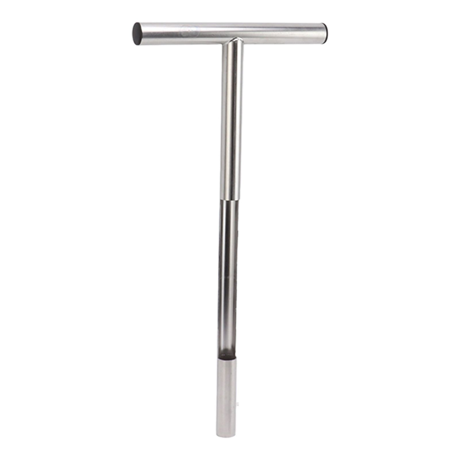 Soil Sampler Probe 304 Stainless Steel Protable T Handle Soil Sampling Tool for Farm Garden Lawn 21in - Image 5