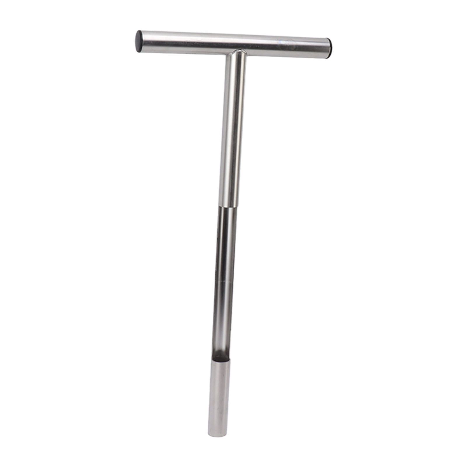 Soil Sampler Probe 304 Stainless Steel Protable T Handle Soil Sampling Tool for Farm Garden Lawn 21in - Image 6