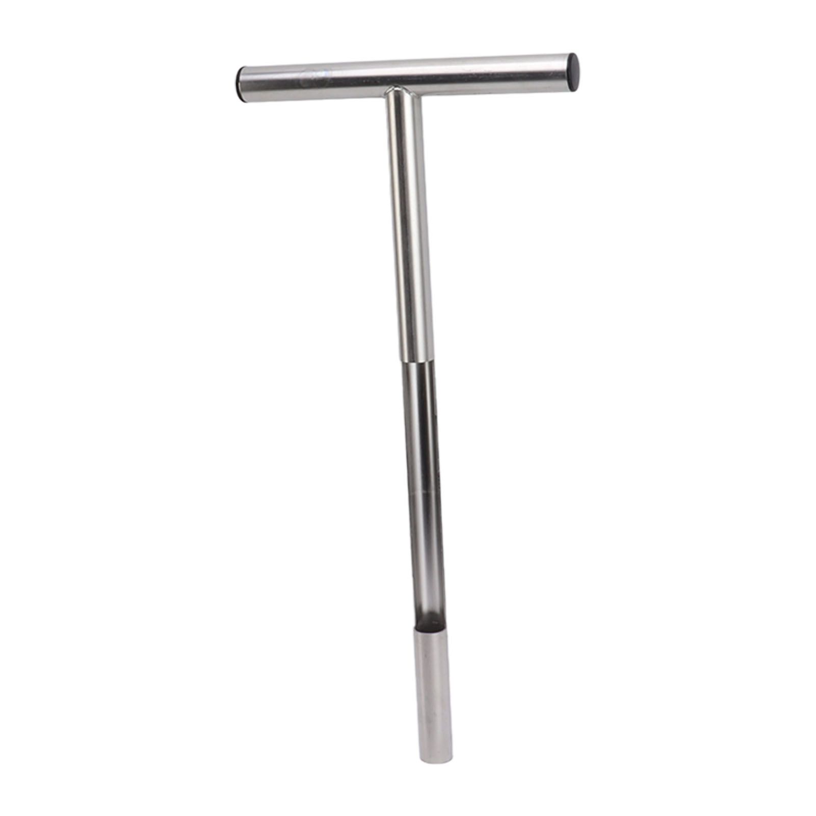 Soil Sampler Probe 304 Stainless Steel Protable T Handle Soil Sampling Tool for Farm Garden Lawn 21in - Image 7