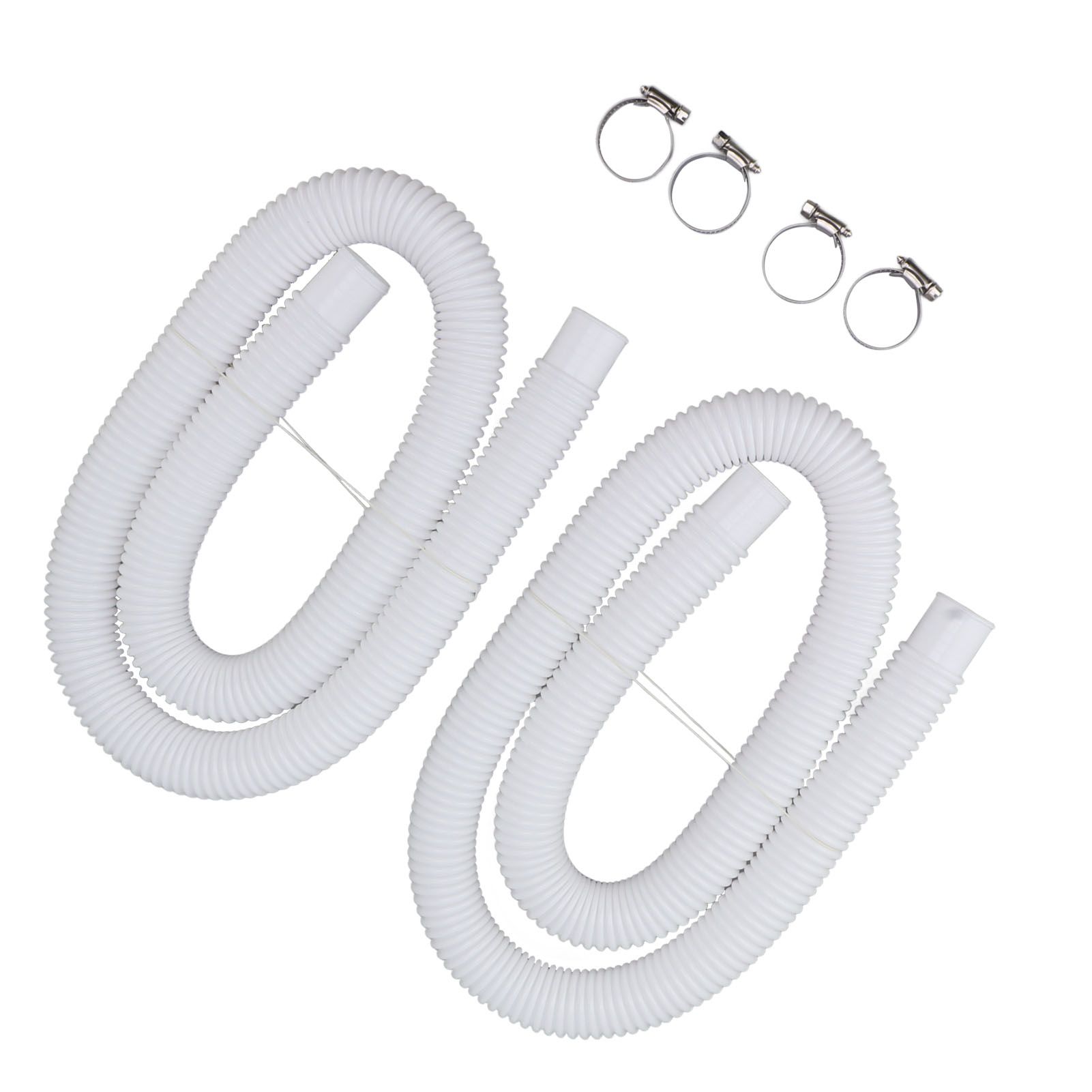 Swimming Pool Replacement Hoses with Clamps for 300 330 530 1000 Gallon Pool Pump - Image 2
